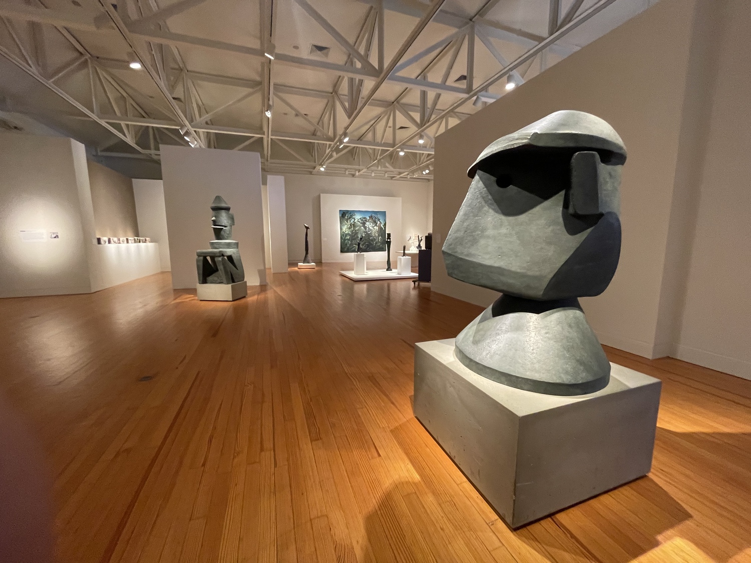 An installation view of Maui Arts & Cultural Center's exhibition “Max Ernst: Surreal Mindscapes & Characters” featuring work from the collection of Eric Ernst, the artist's grandson and a longtime East End resident. ERIC ERNST PHOTO
