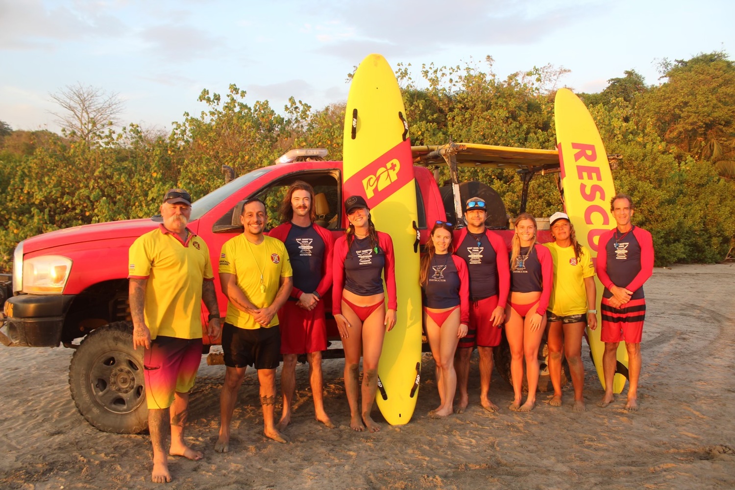 The Hampton Lifeguard Association traveled to Noceras, Costa Rica, to help start a new junior lifeguard program.   RIGO GONZALEZ