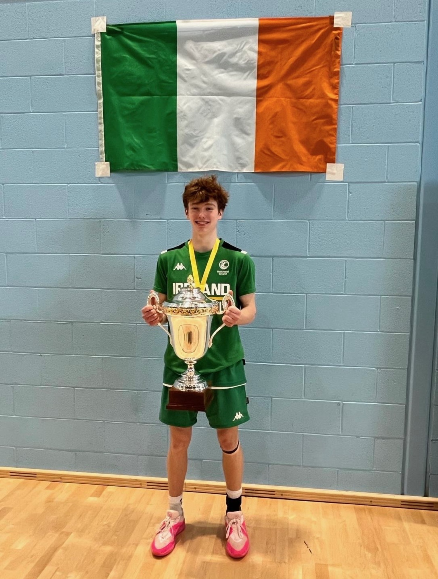 Luke Seltzer won a the Four Nations Championship with the 18U Irish National team last week.  COURTESY CHUCK SELTZER