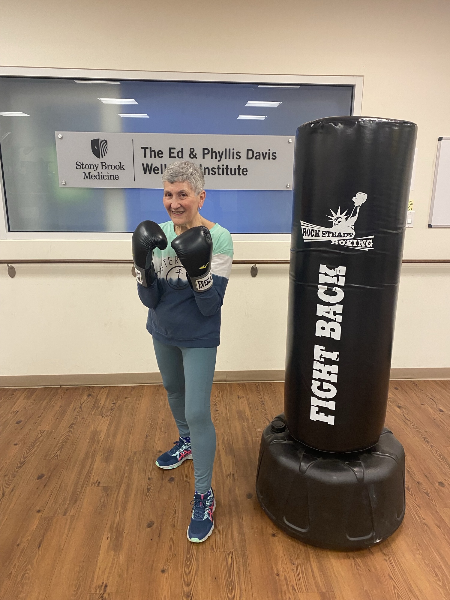 Janice Cooper, a Rock Steady boxer, attended 191 Parkinson's exercise classes last year, which was the highest of any participant. SETH GREINER