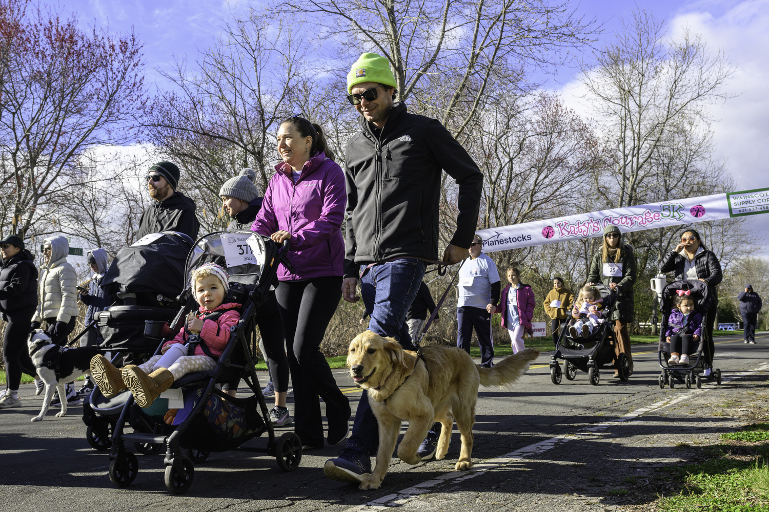 The 12th annual Katy's Courage 5K in Sag Harbor begins on Saturday morning.   MARIANNE BARNETT