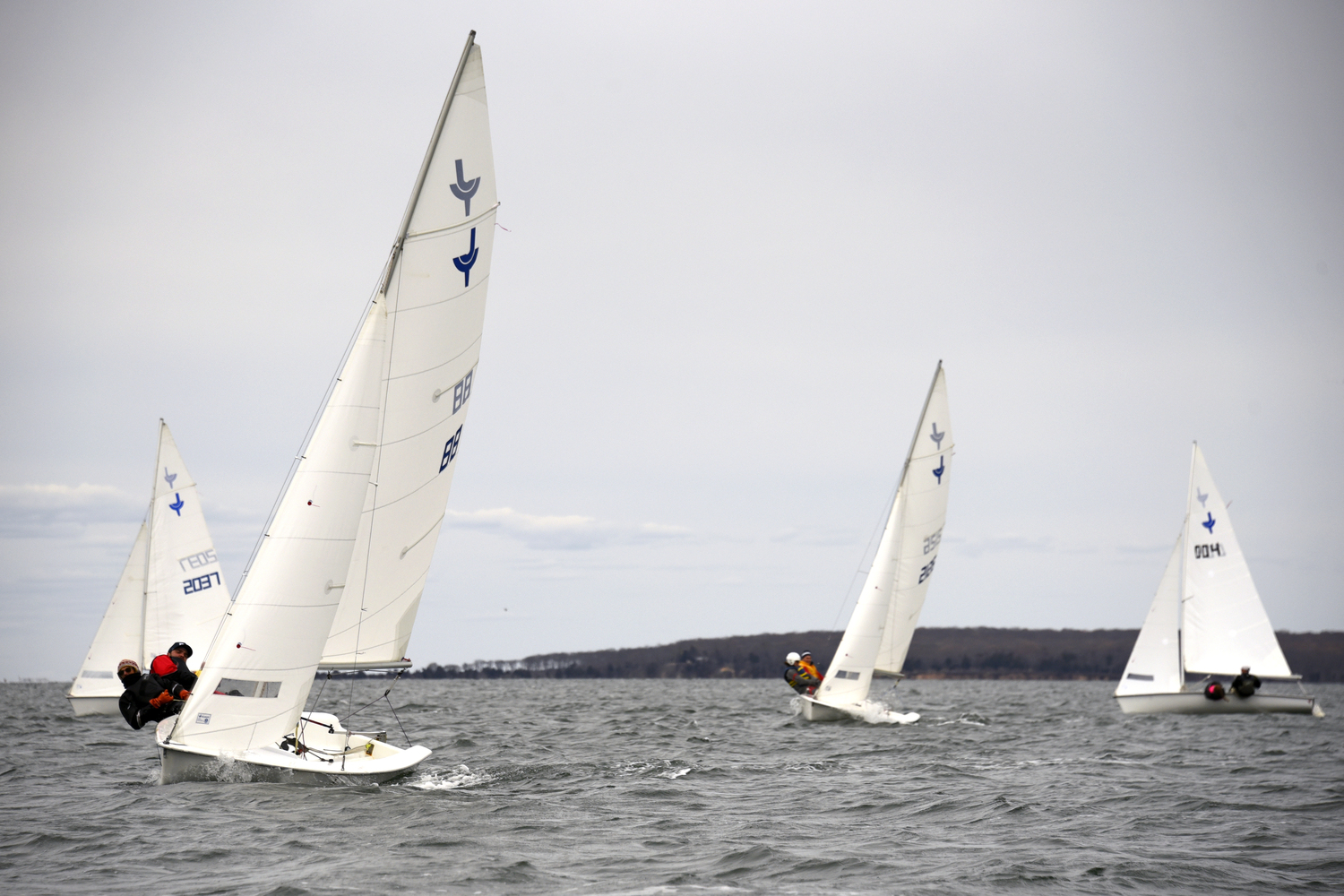 Joan Butler and her son Seth Barrows, once again, out in front.   MICHAEL MELLA