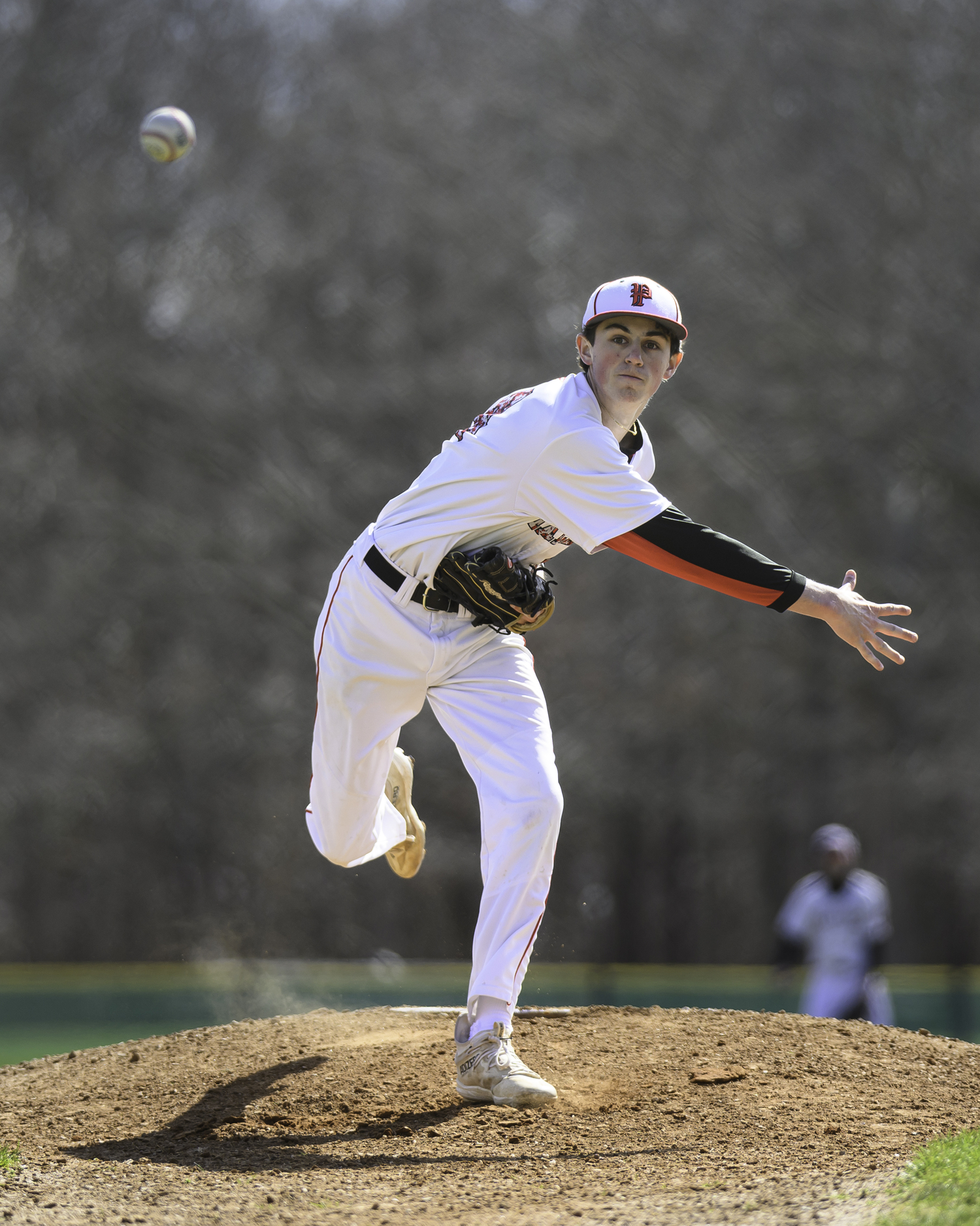 Pierson junior Braeden Mott started on the mound in Saturday's game and was strong, giving up just one run while striking out six in four innings.   MARIANNE BARNETT