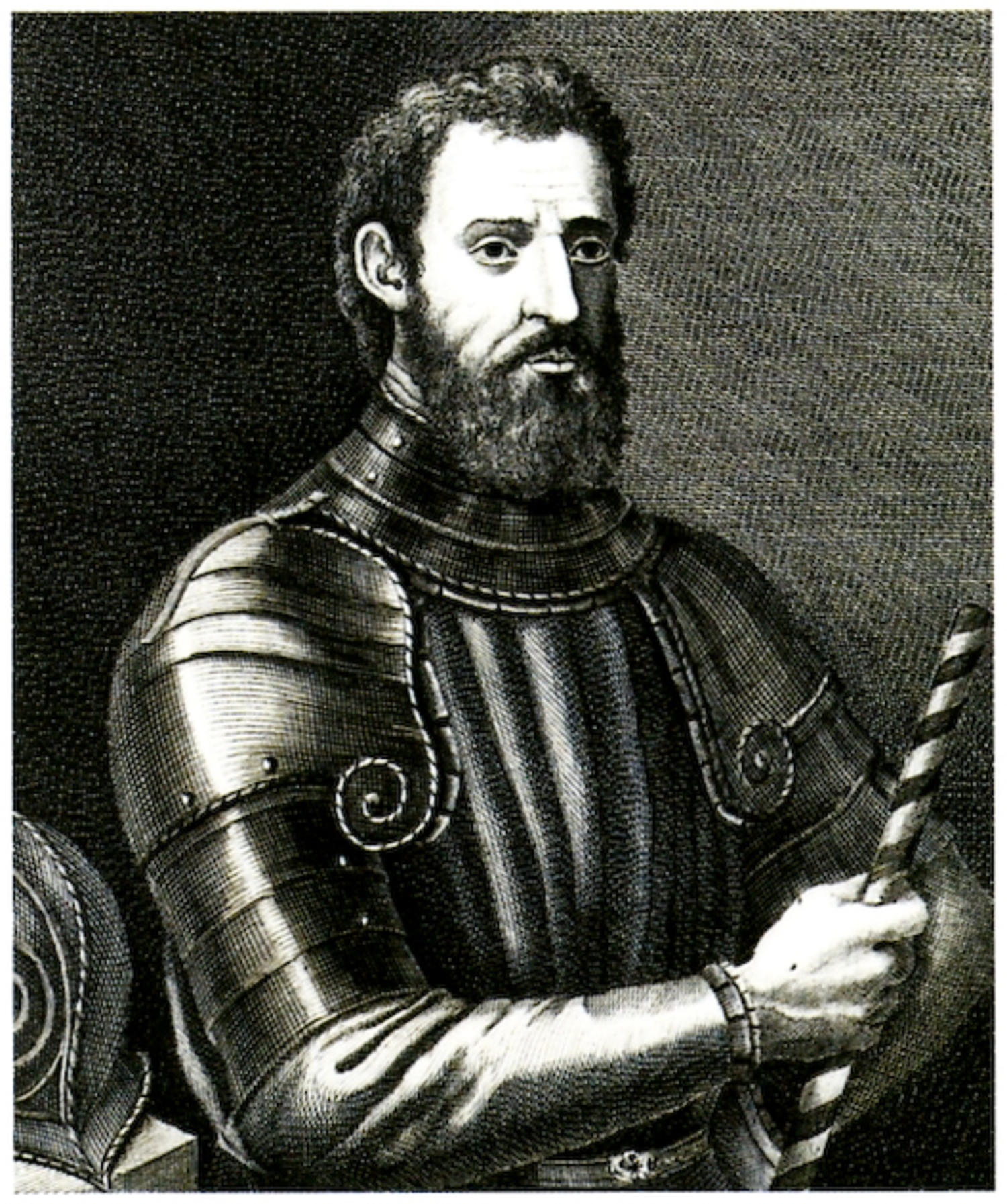 Italian navigator Giovanni da Verrazzano from the book 