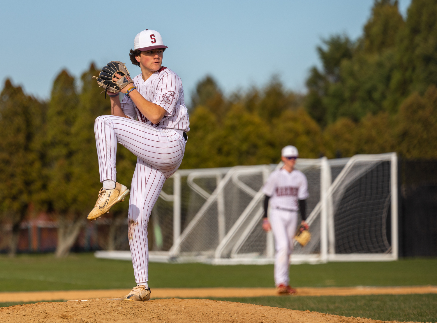 Thomas Crawford settled down nicely and kept the Mariners in the game on Saturday.  RON ESPOSITO/SOUTHAMPTON SCHOOL DISTRICT