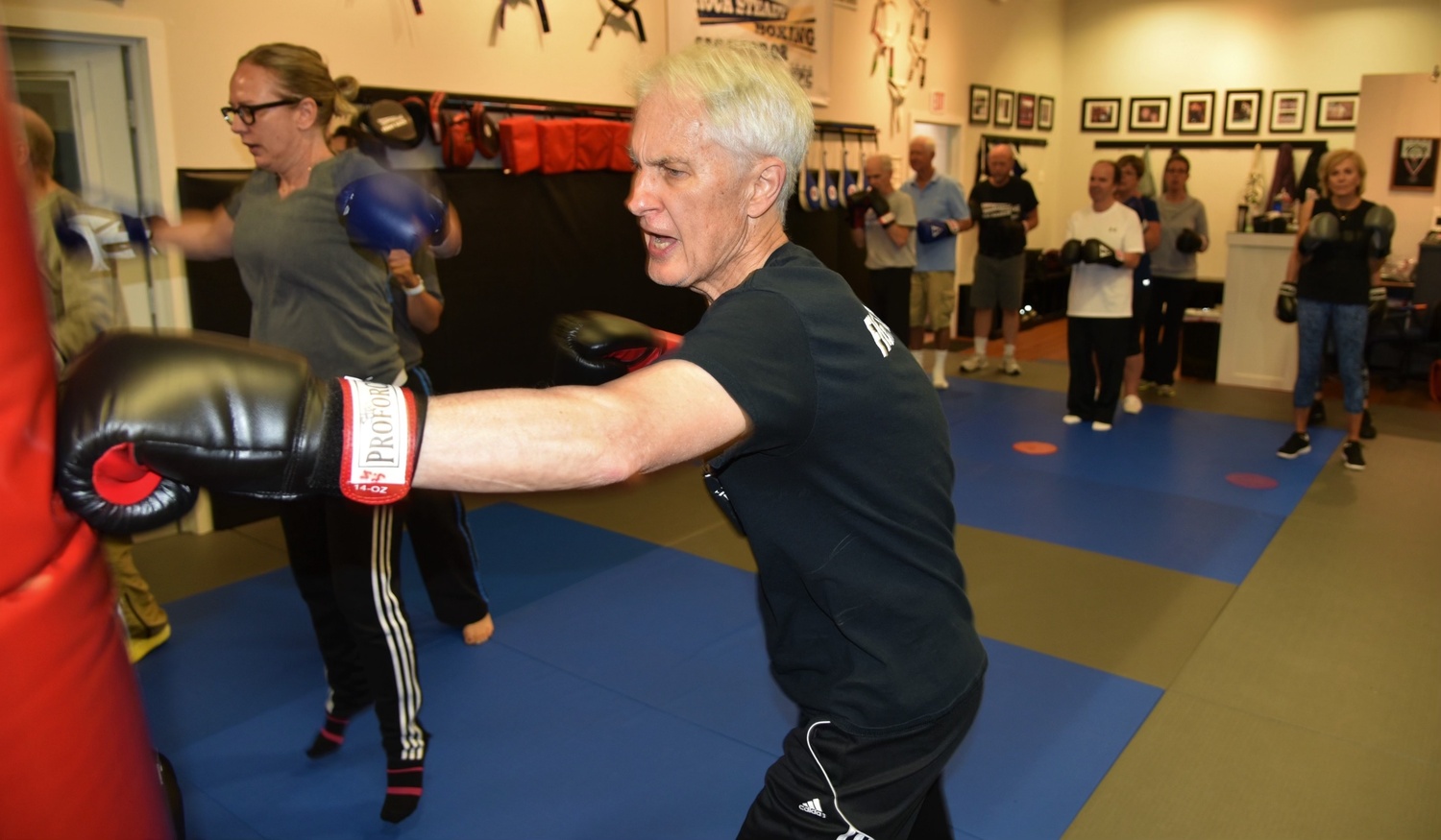 A powerful punch from Stan Stokowski. COURTESY MICHELLE DEL GIORNO