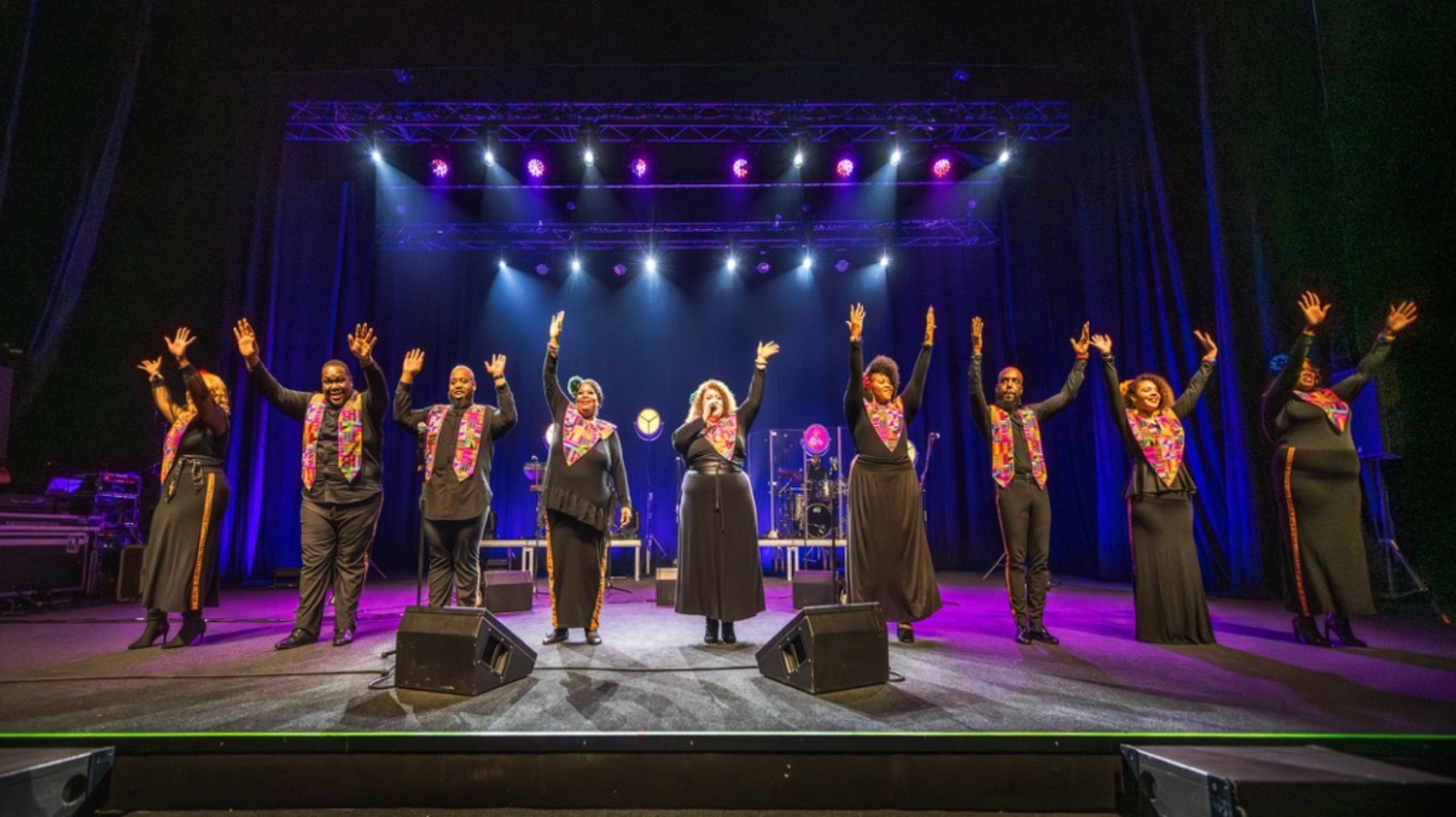 Music Mondays at Bay Street Theater presents The Harlem Gospel Choir in a tribute to Aretha Franklin on August 5. COURTESY BAY STREET THEATER