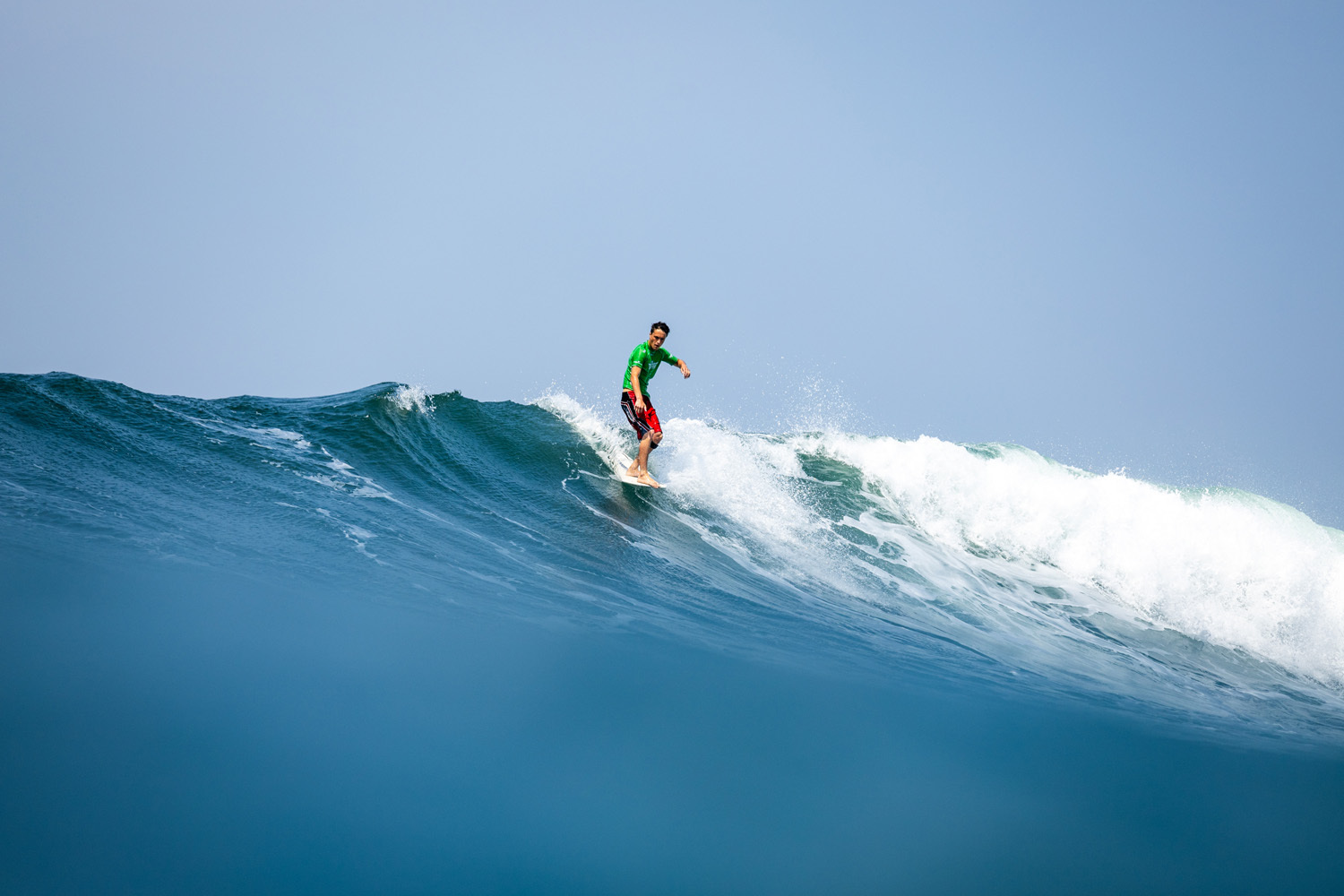 Montauk resident Chase Lieder, 18, helped Team USA to a fifth-place finish out of 39 countries at the ISA World Longboard Championships held in El Sunzal, El Salvador, on April 19-25. ISA/JERSSON BARBOZA