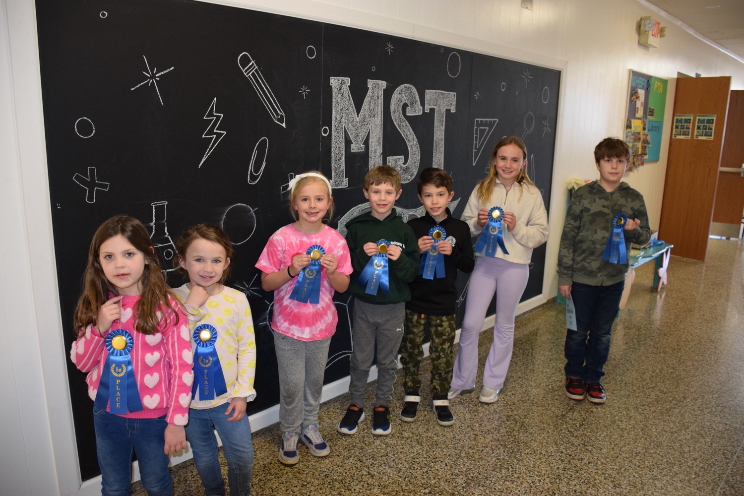 Westhampton Beach Elementary School recently named the winners of its 25th annual Math, Science and Technology Fair. COURTESY WESTHAMPTON BEACH SCHOOL DISTRICT