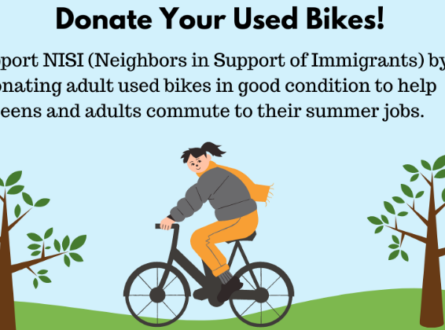 Donate Your Used Bikes! Support NISI (Neighbors in Support of Immigrants)