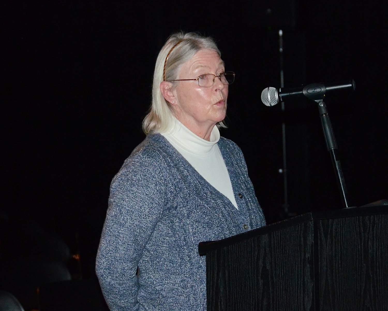 Mary Mott is the chief of the East Hampton Village Volunteer Ambulance, and one of the petitioners asking a court to dissolve the East Hampton Village Ambulance Assocaition. KYRIL BROMLEY
