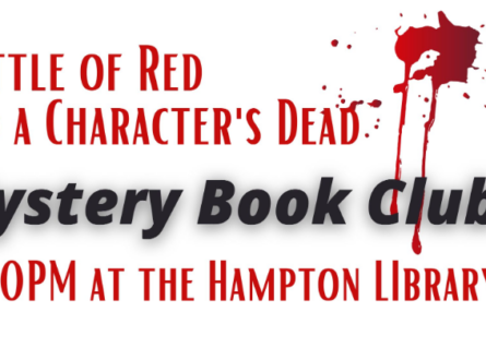 A Bottle of Red and A Character is Dead Mystery Book Club