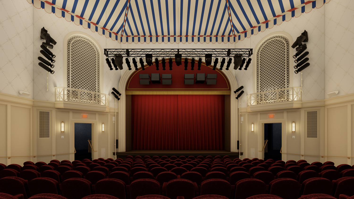 John Drew Theater architect’s rendering. © Guild Hall and Peter Pennoyer Architects, 2022