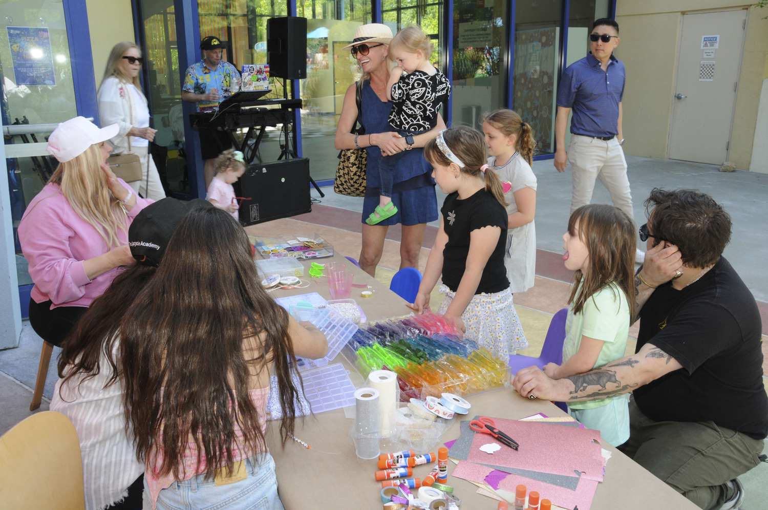 It wasn't just blocks on Saturday morning at The Children's Museum of the East End (