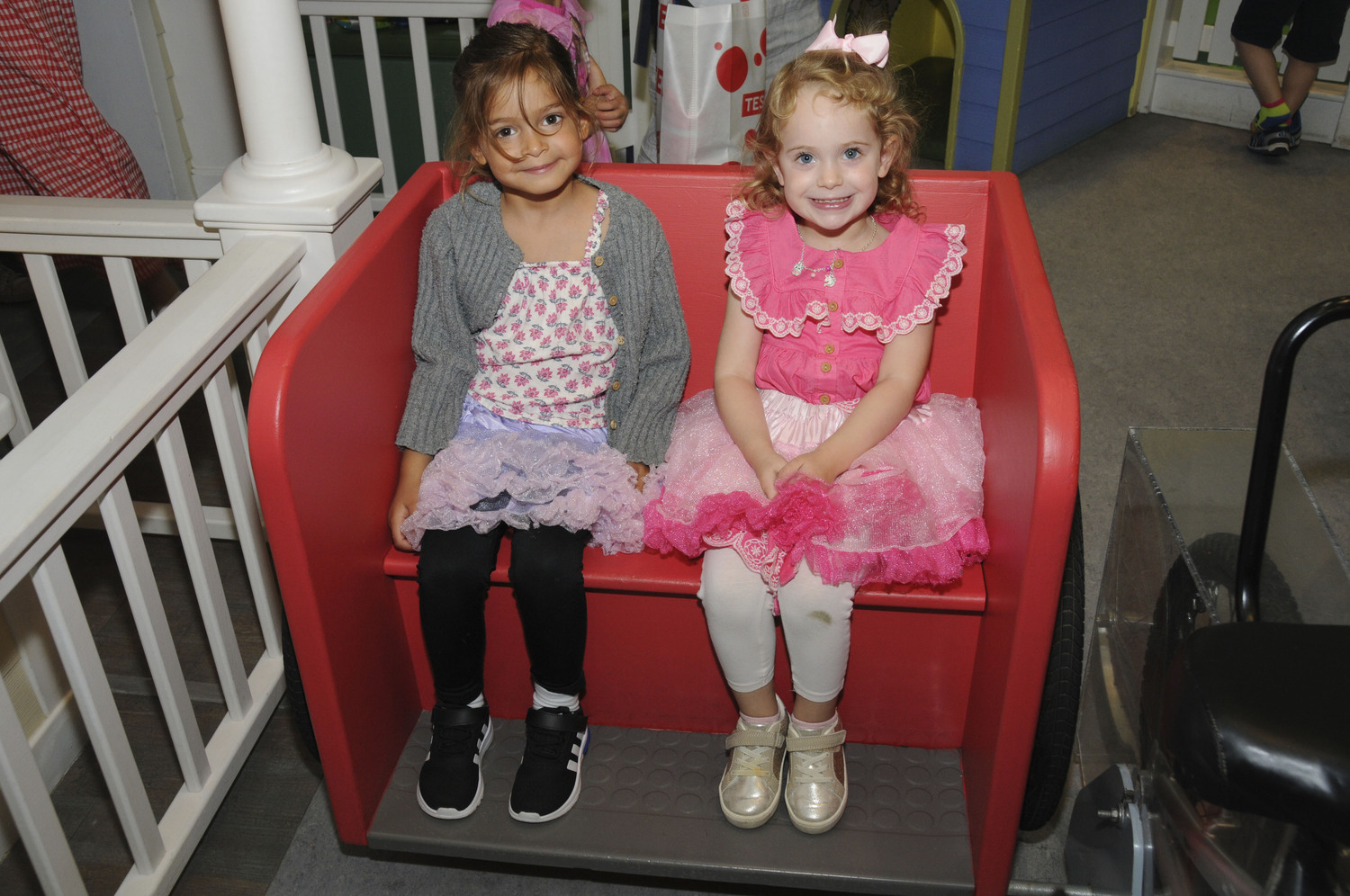 Gemma Patel and Olivia Bieber at The Children's Museum of the East End (