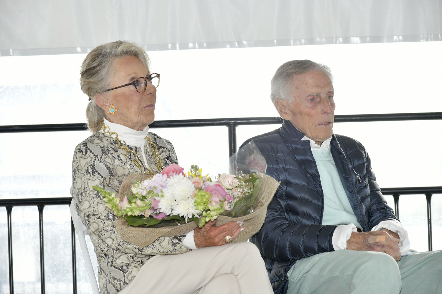 May Jane and Tom Poole at the ribbon cutting and dedication ceremony for the Poole Family Trauma and Emergency Center on May 23.  DANA SHAW