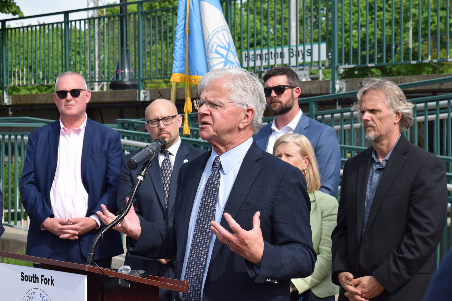 Assemblyman Fred W. Thiele Jr. has led the effort to convince the MTA to make greater investment in the Long Island Rail Road's Montauk branch.