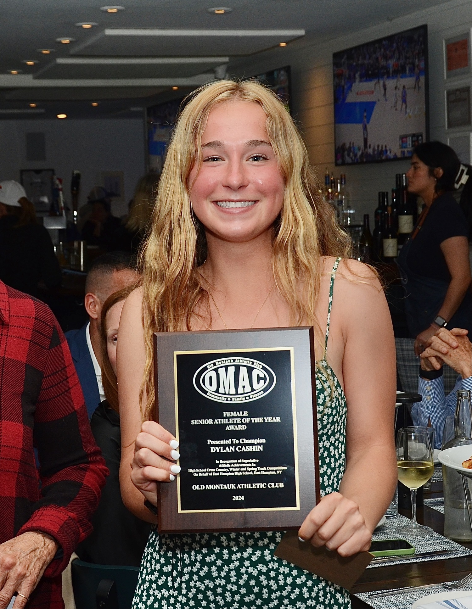 Dylan Cashin was the co-recipient of the Female Senior Athlete of the Year, along with good friend Ryleigh O'Donnell.   KYRIL BROMLEY