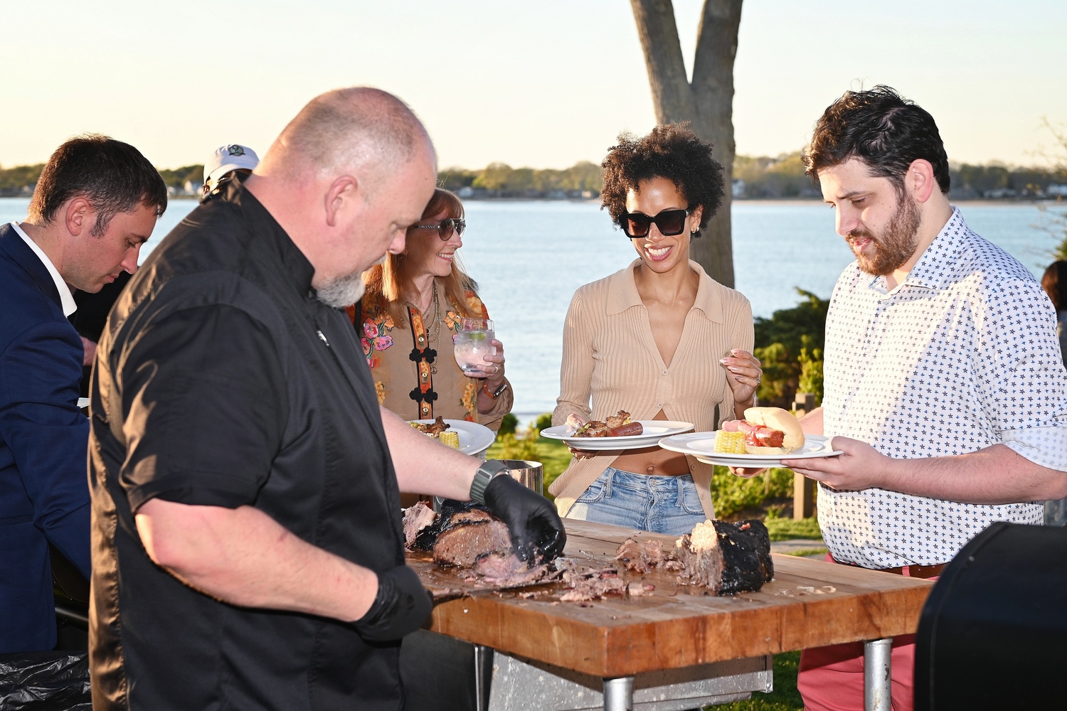 The Wednesday night barbecues include a carving station. Courtesy Cape Resorts
