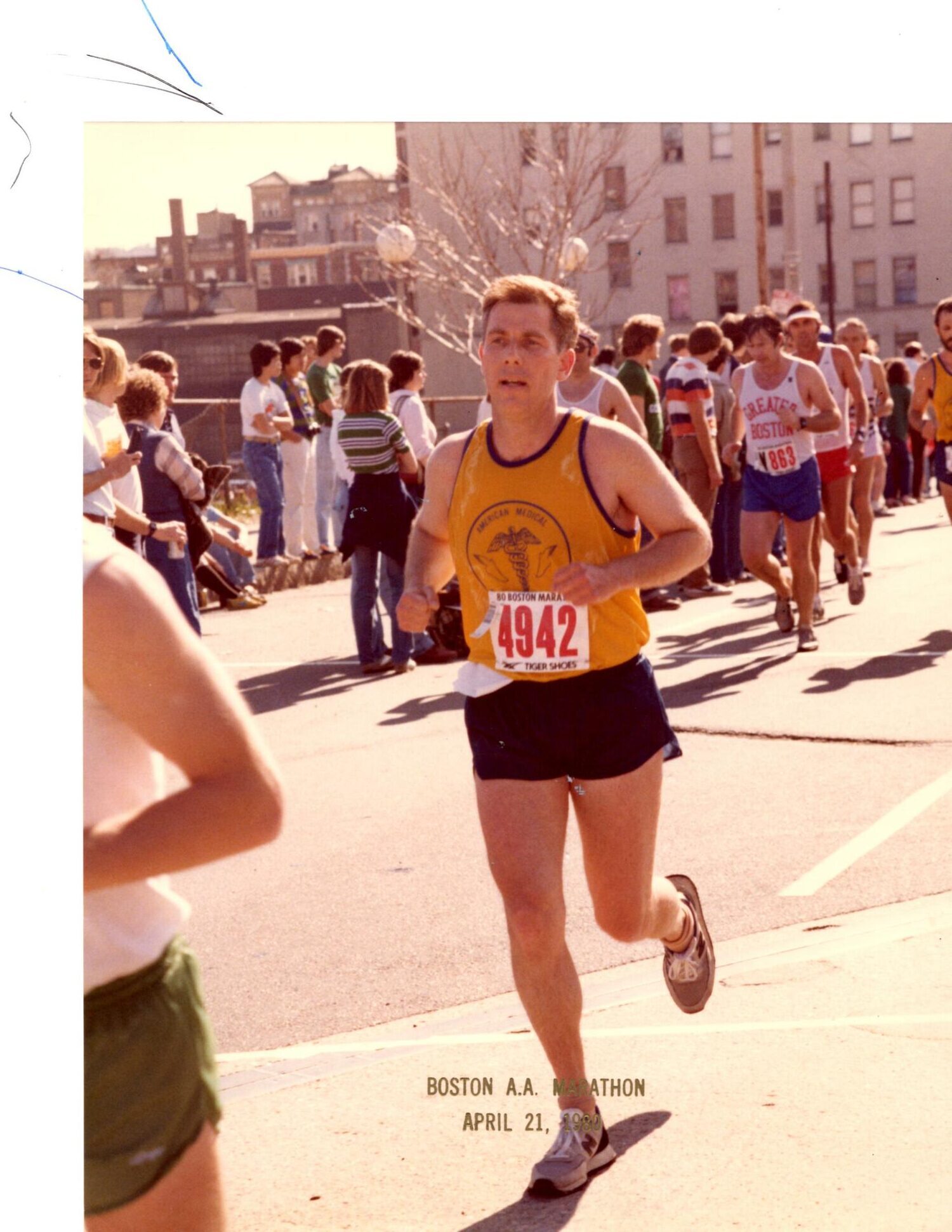 Dr. Merritt Burke White, who ran 23 marathons in his career.