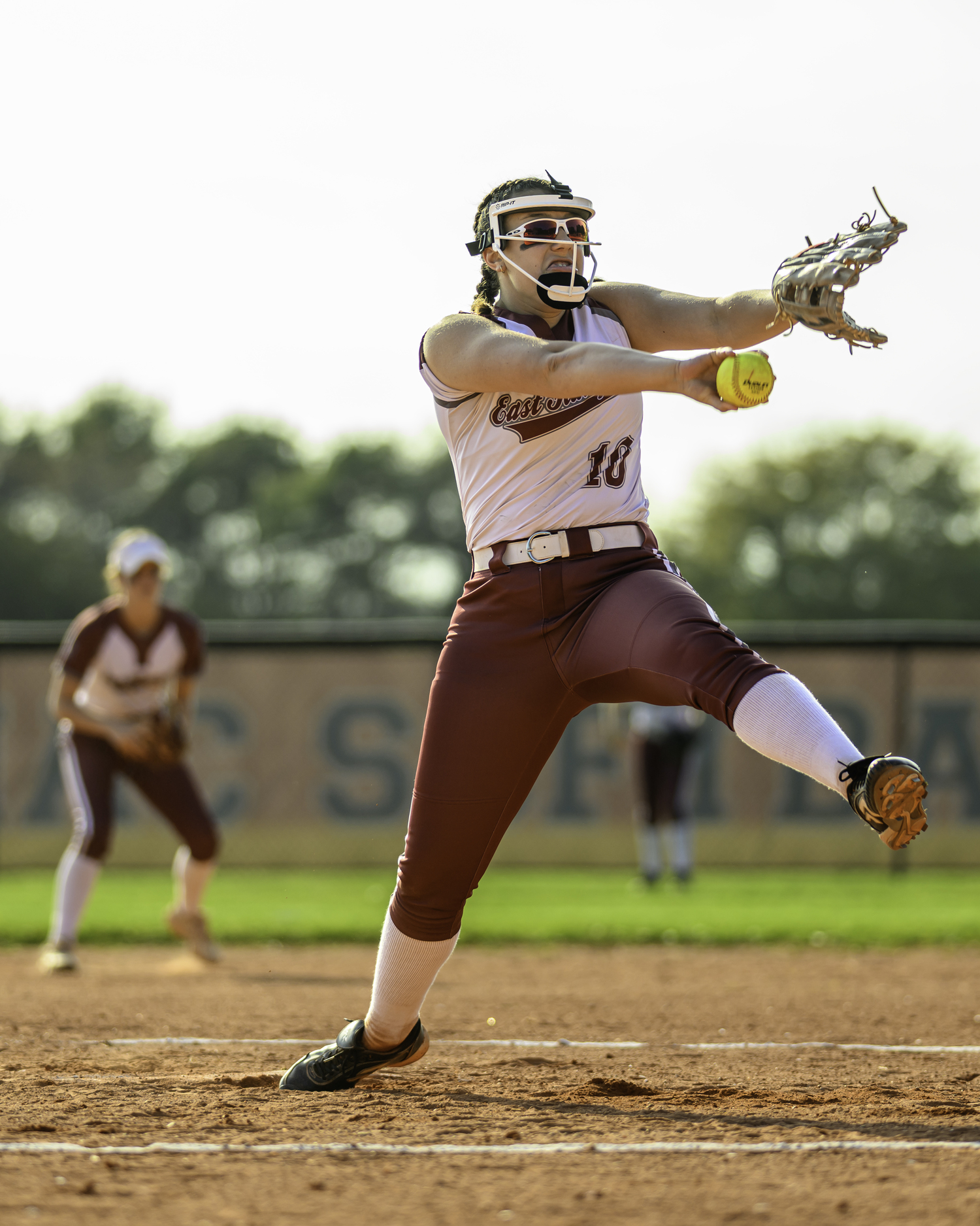 Katie Kuneth in the circle for the Bonackers. MARIANNE BARNETT