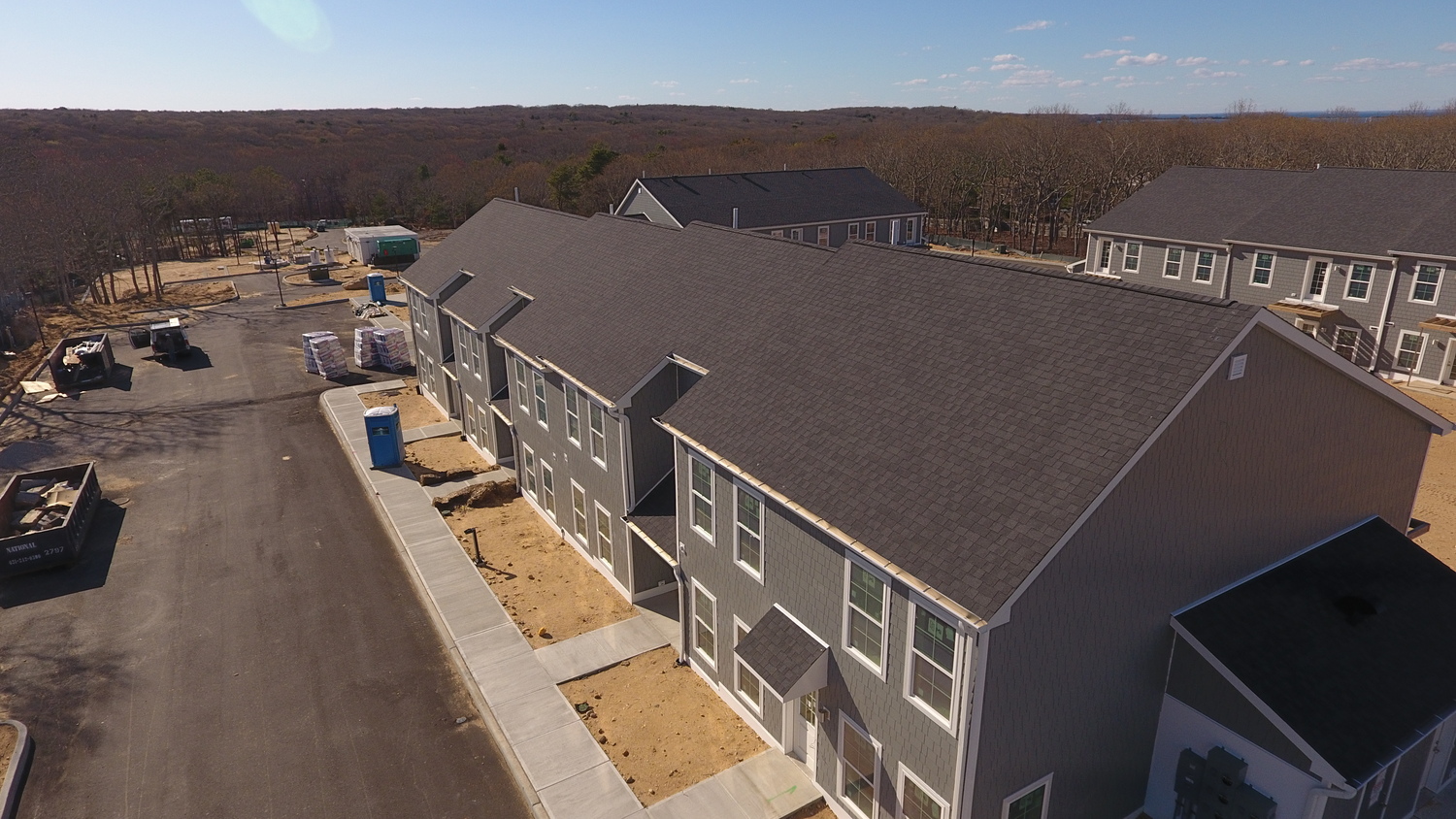 The East Hampton Housing Authority has started taking applications for potential tenants at The Green at Gardiners Point, a 50 unit rental apartment development that will be completed this summer. MICHAEL WRIGHT