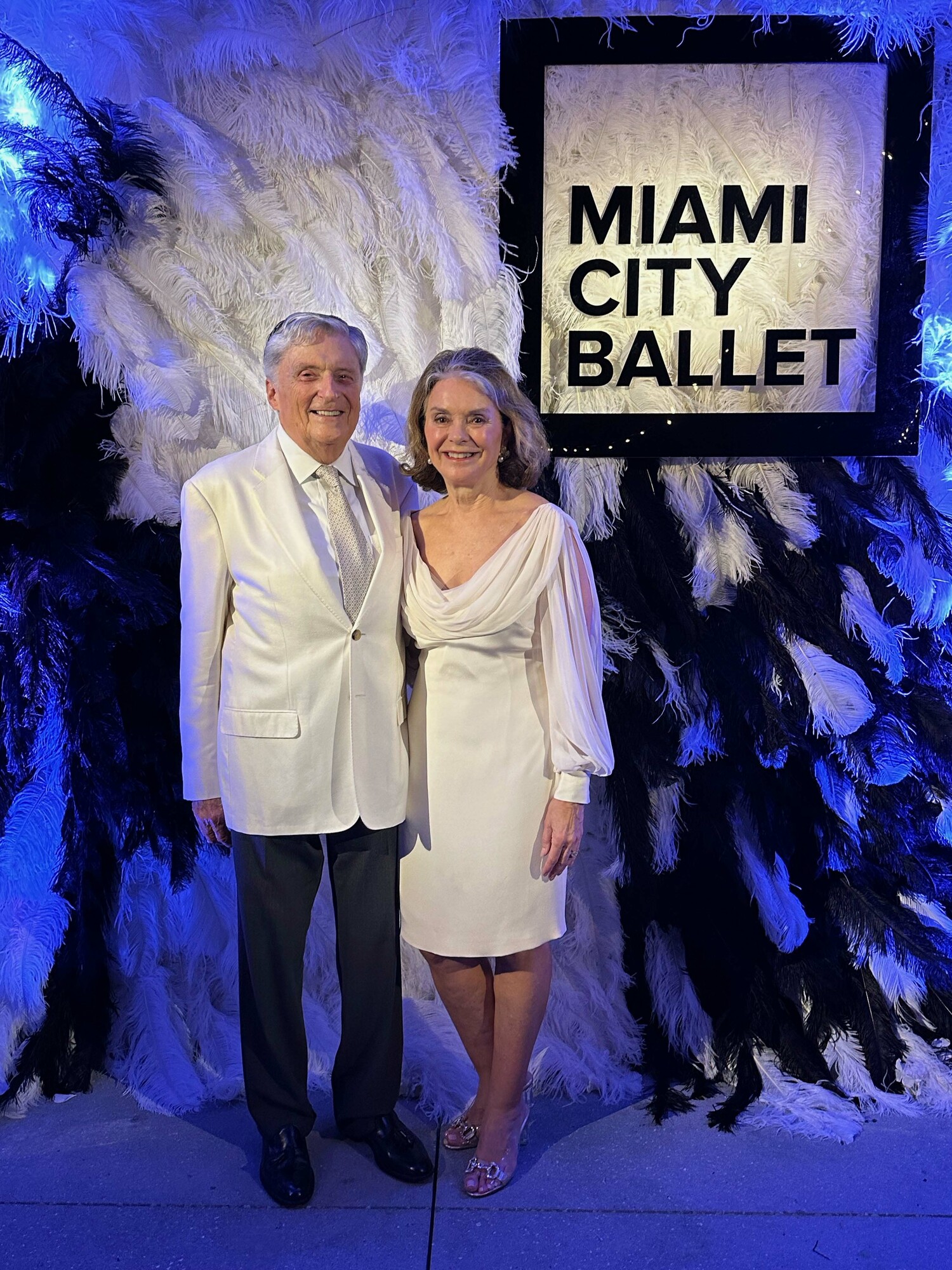 Joe and Sheila Fuchs at Balletto in the Garden.  GREG D'ELIA
