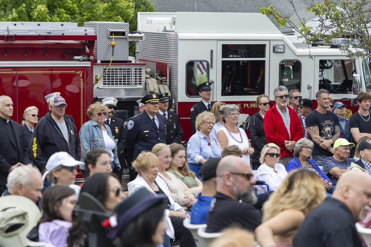 Memorial Day services at the Hampton Bays American Legion on Monday morning.
