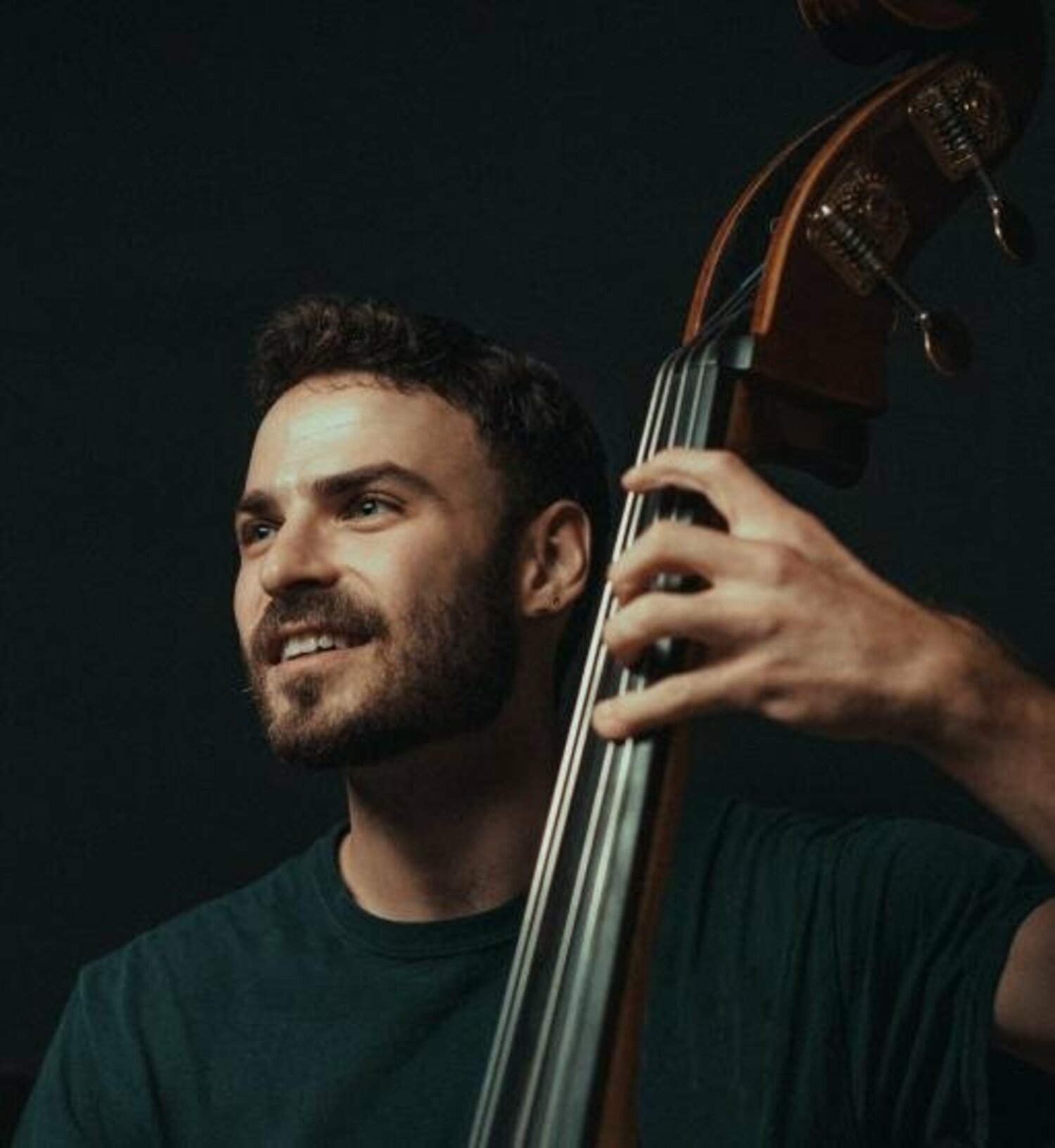 Mercer Quintet's Nick Panoutsos on upright bass. COURTESY THE CHURCH