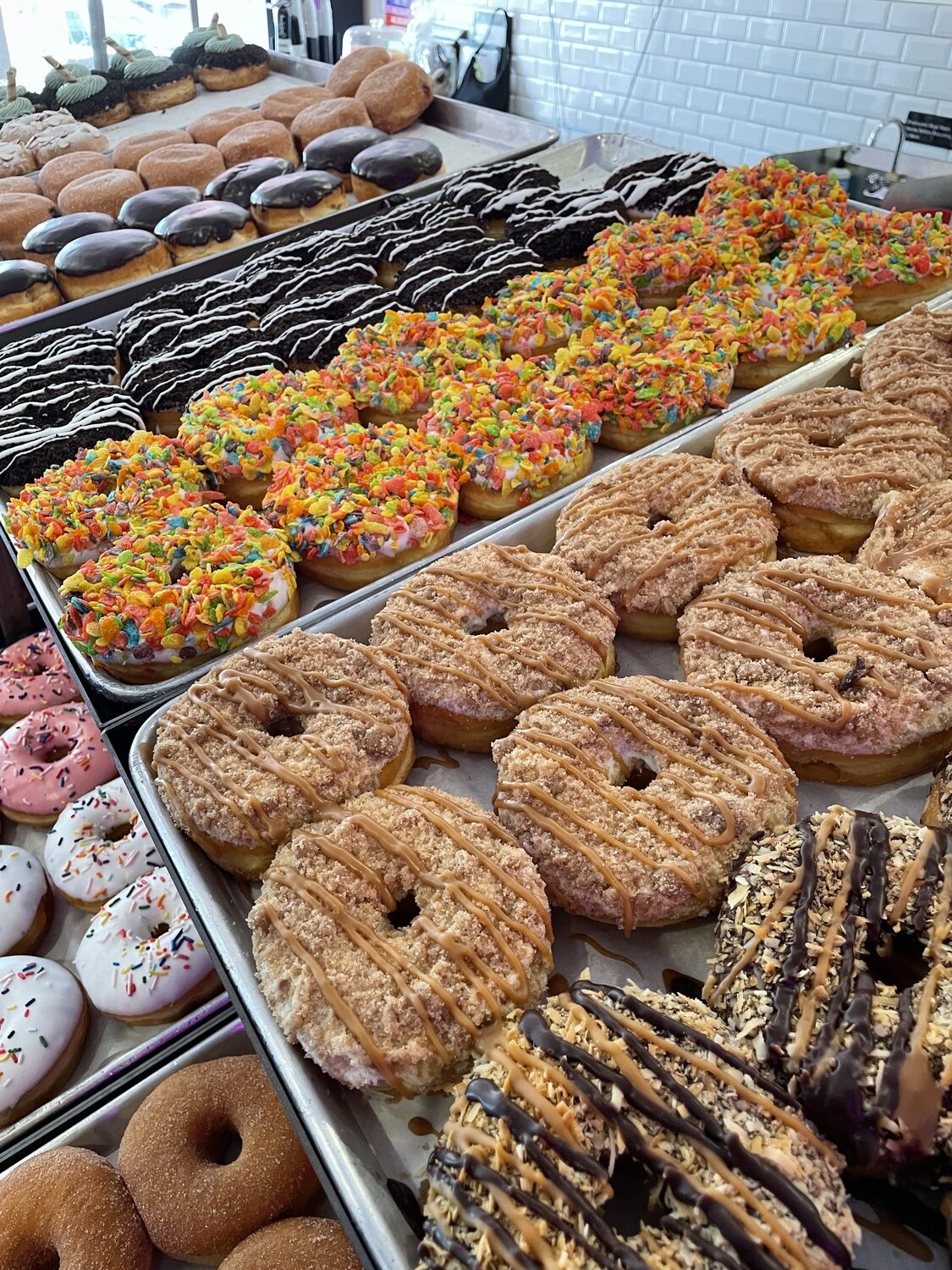 The North Fork Doughnut Company will offer its full lineup of specialty doughnuts at every First Fridays event. Gavin Menu photos