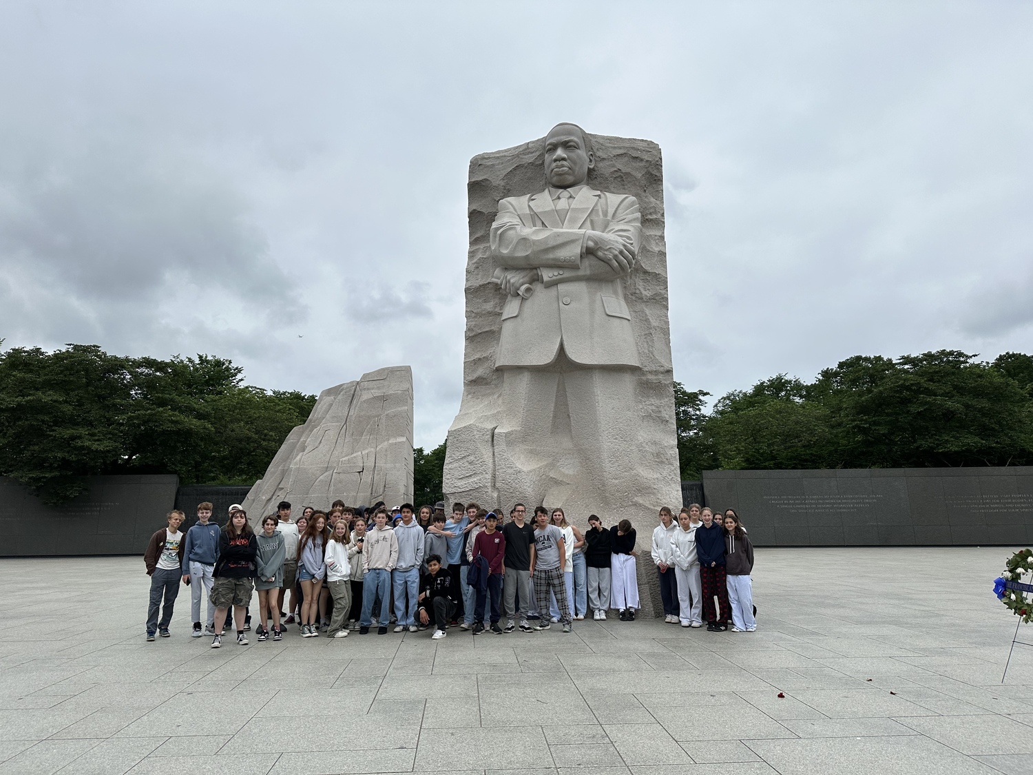 Pierson Middle School students took a history tour of Washington, D.C. on a class field trip. COURTESY SAG HARBOR SCHOOL DISTRICT