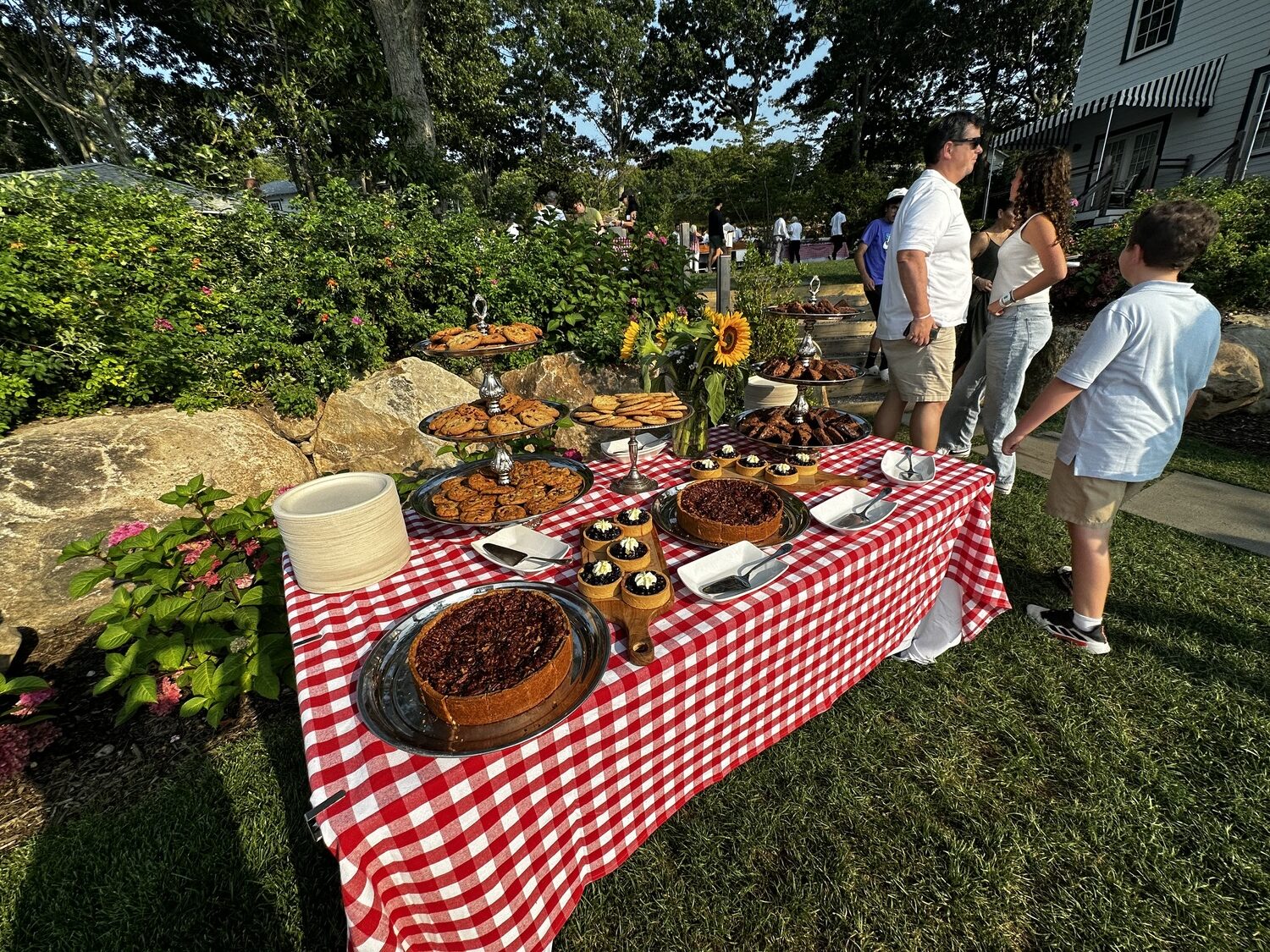 The dessert buffet at the Wednesday night barbecue. Kathryn Menu photo