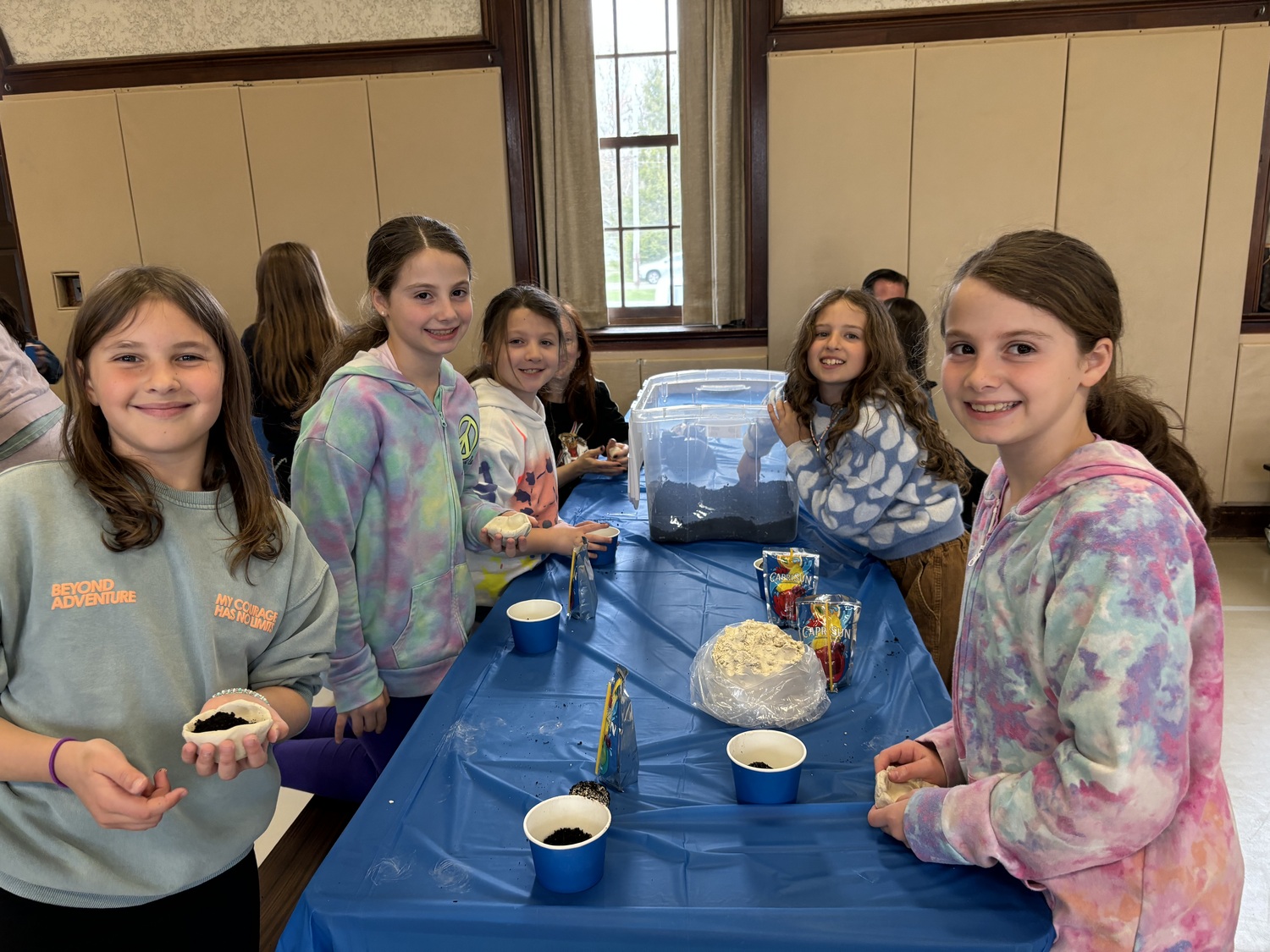 Quogue School students and parents attended an afterschool program – To Support Pollinators - organized by the Westhampton Garden Club and the Quogue School PTA. COURTESY QUOGUE SCHOOL