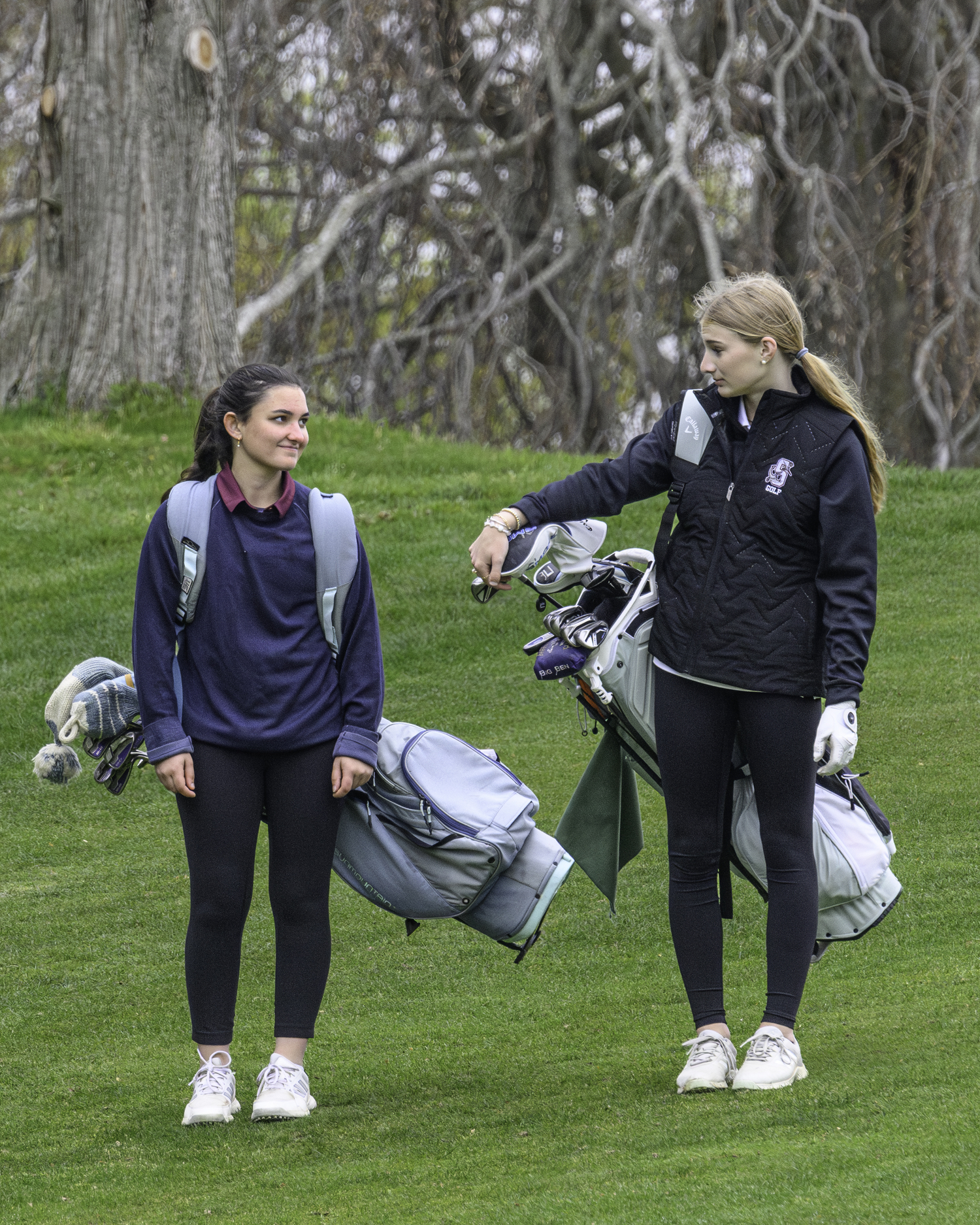 Georgia Wilutis, left, and Jillian Swiatocha. MARIANNE BARNETT