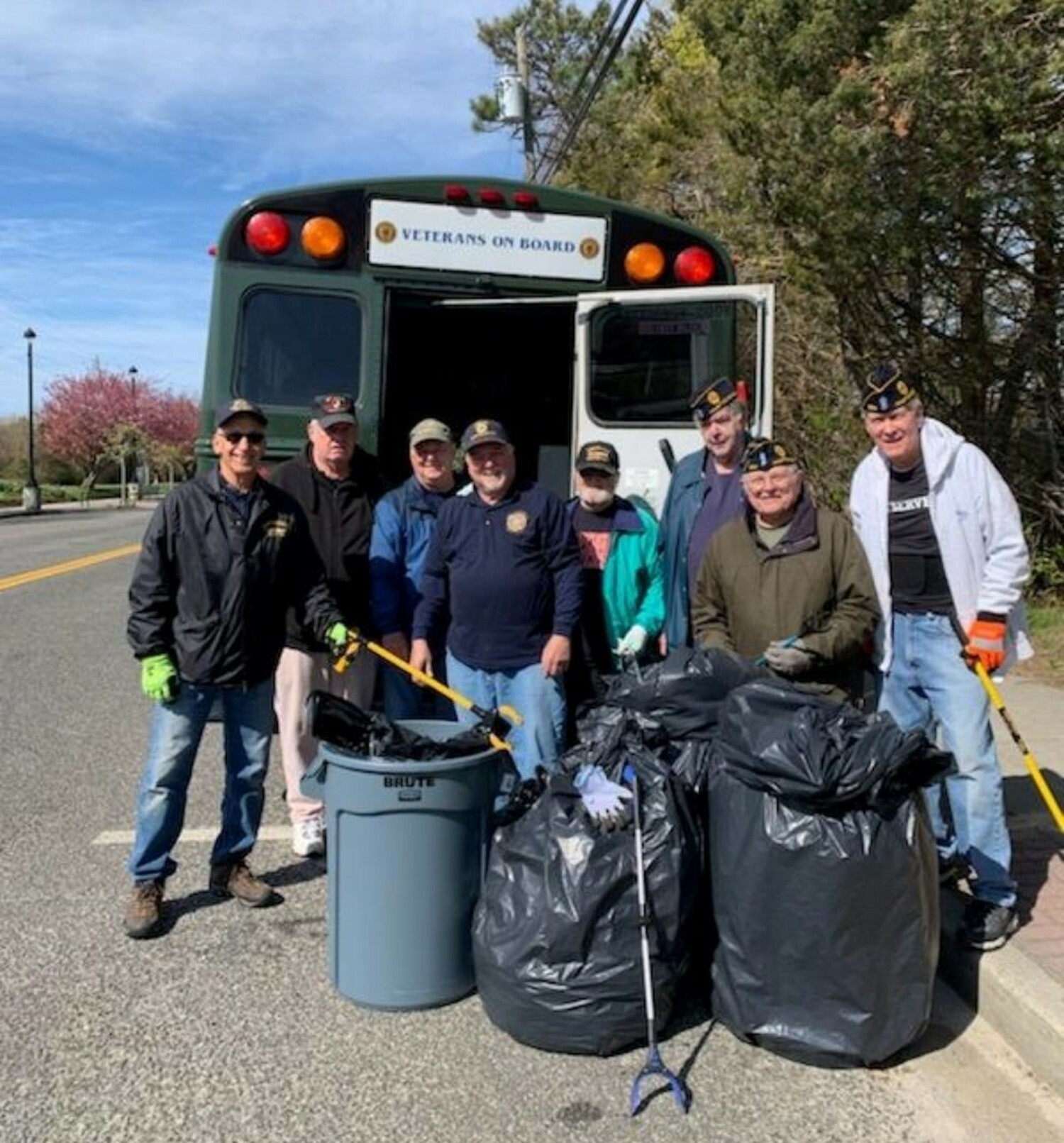 Southampton Town Councilwoman Cyndi McNamara took the lead on the Great East End Clean-Up that took place throughout Southampton Town on April 27 and 28 in celebration of Earth Day.  Approximately 550 volunteers removed 7.76 tons of garbage and bulk items (furniture) from our beaches, parks, trails, and roadsides.  McNamara, who led the event, met up with various groups throughout the Town, including the Evelyn Alexander Wildlife at Ponquogue Beach, the Southampton Youth Bureau at the Shinnecock Canal.
“It was a good weekend.  If you drove around Saturday morning, you could see people everywhere with trash bags.  It was really good to see, and I want to thank all of the volunteers,” said n McNamara.    
“Something that made me happy was a lot of the places around town weren’t really that bad.  Our Parks Department and our Town TLC crew do a lot during the year and they’re really keeping on top of things,” she said.  COURTESY OFFICE OF COUNCILWOMAN MCNAMARA