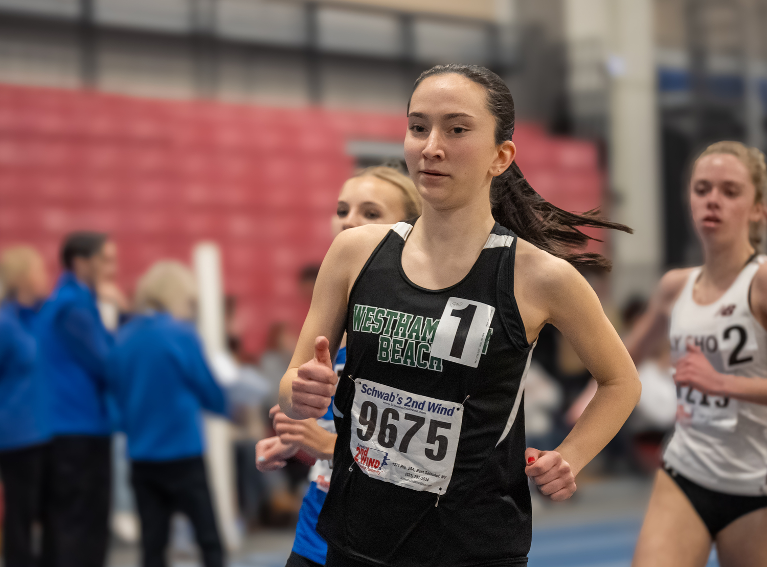 Lily Strebel was All-Federation in the 1,500-meter race.   RON ESPOSITO