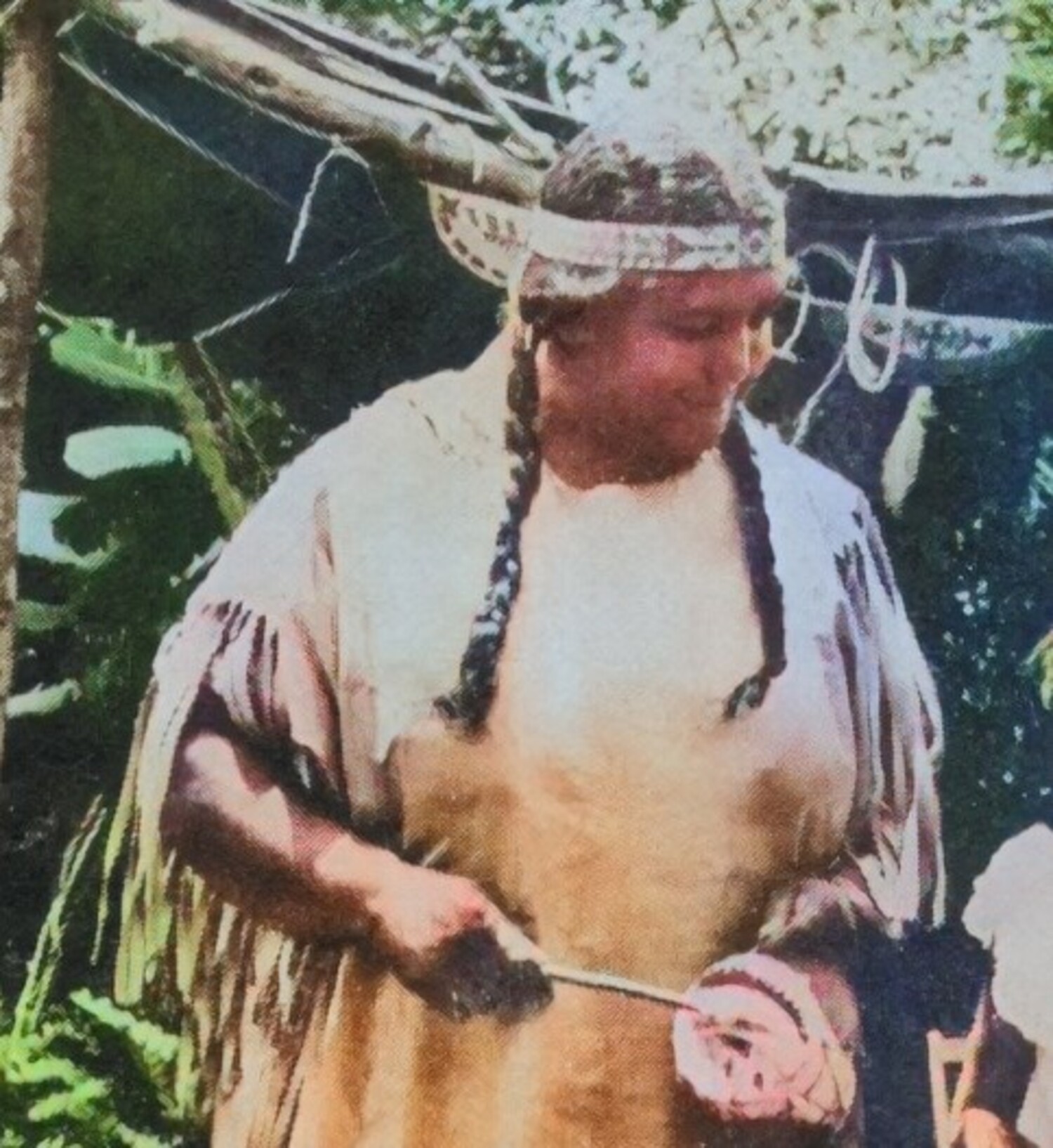 Lois Marie Hunter, also known as Princess Nowadonah. The boat being built by Keith Phillips and Andrew Hurley is named after her, and will be gifted to the women of the Shinnecock Nation when it is completed.  SHINNECOCK PORTRAIT PROJECT