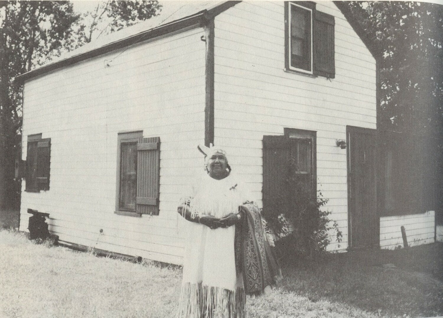 Lois Marie Hunter, also known as Princess Nowadonah. The boat being built by Keith Phillips and Andrew Hurley is named after her, and will be gifted to the women of the Shinnecock Nation when it is completed.  SHINNECOCK NATION CULTURAL CENTER AND MUSEUM