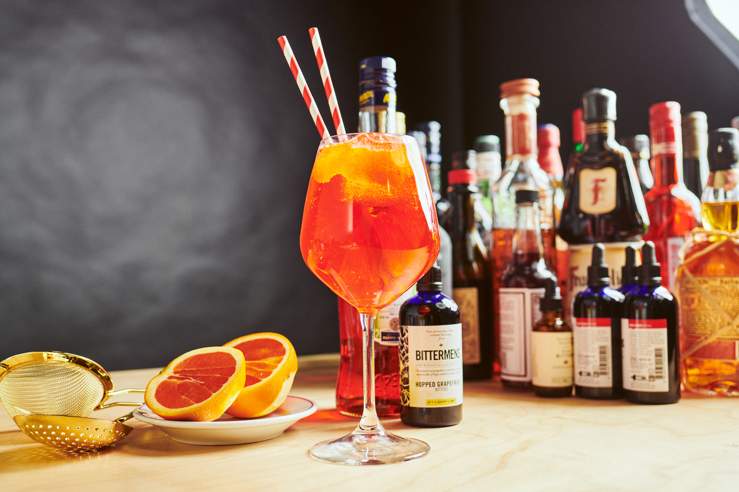 The Aperol spritz is a classic offered at Arthur & Sons. MADONNA + CHILD