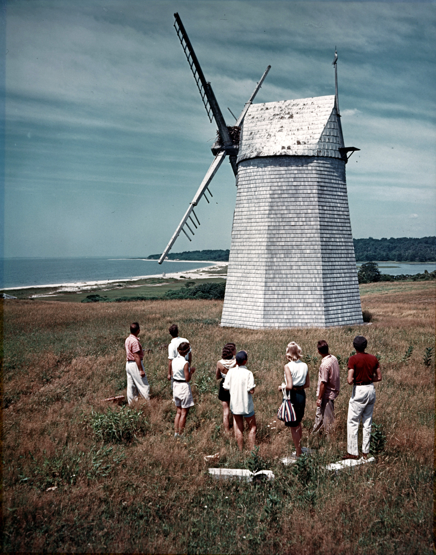 The Gardiners Island windmill.  COURTESY OF EAST HAMPTON LIBRARY LONG ISLAND COLLECTION