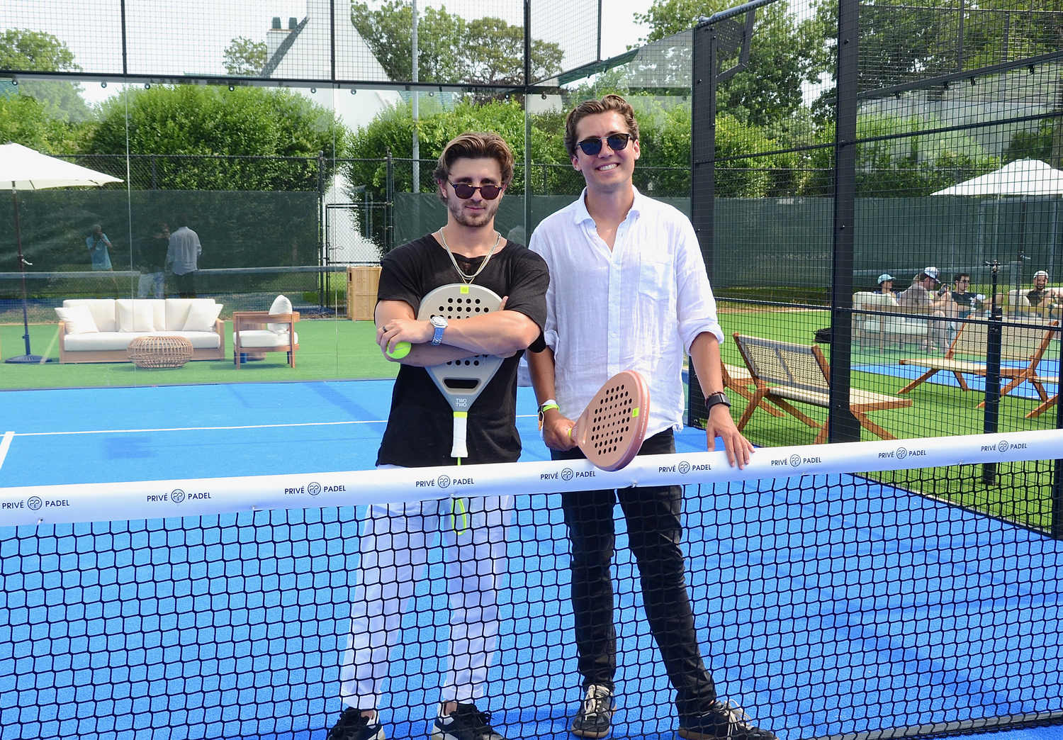 Privé Padel co-founders Nicholas Solarewicz  and Christopher Moore.  KYRIL BROMLEY