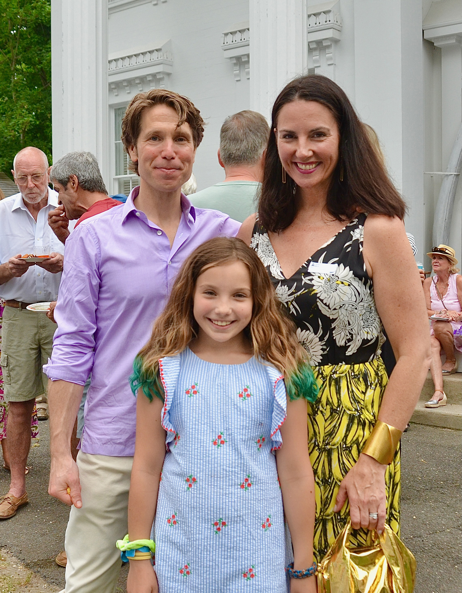 Mallon FitzPatrick, Dylan FitzPatrick and Caroline Hribar at the Sag Harbor Whaling & Historical Museum’s annual 