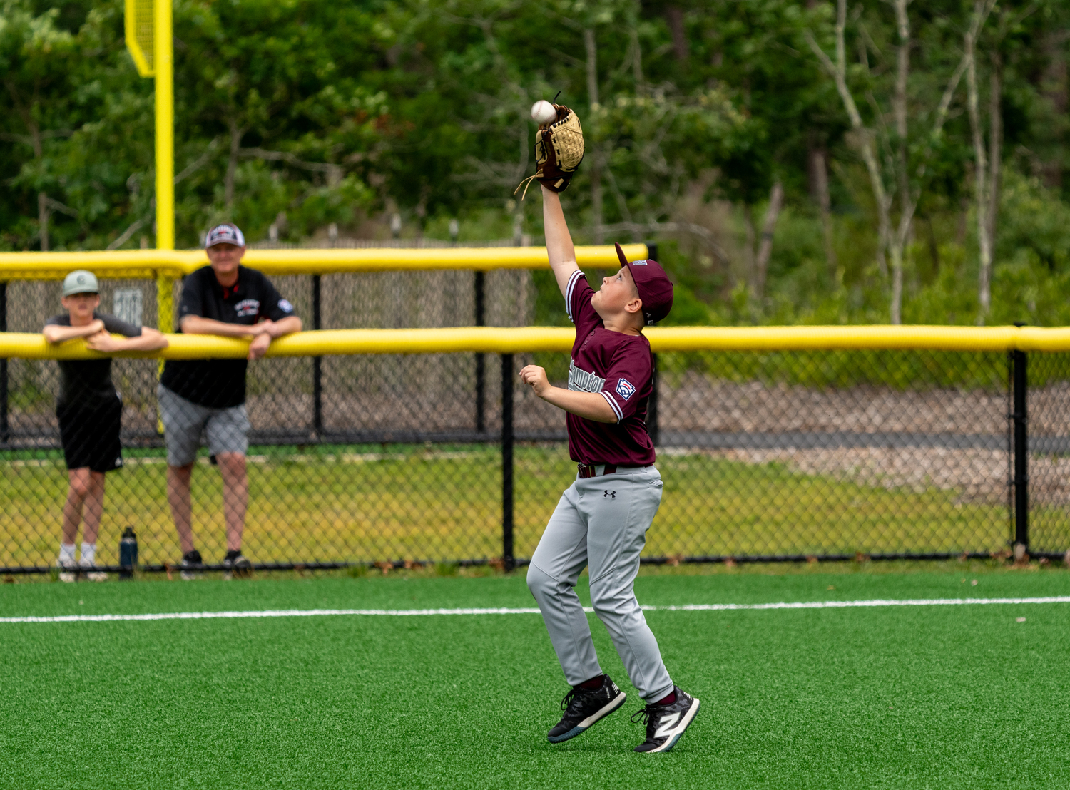 William Babinski secures the victory with a game-ending catch.  RON ESPOSITO