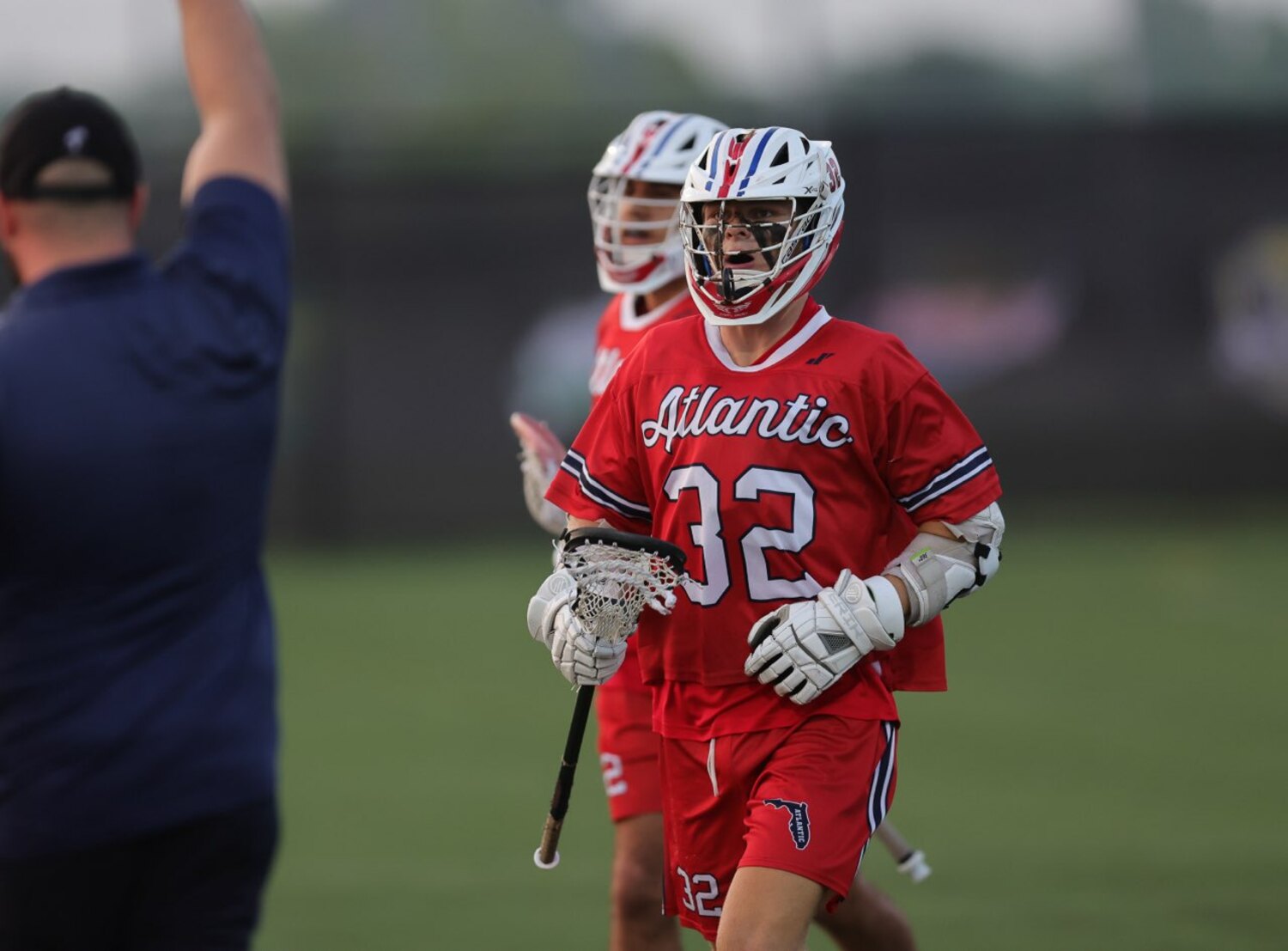 Gavin McIntyre earned Third Team All-American honors for the second straight season playing for Florida Atlantic's men's club lacrosse team.   LANCE WENDT