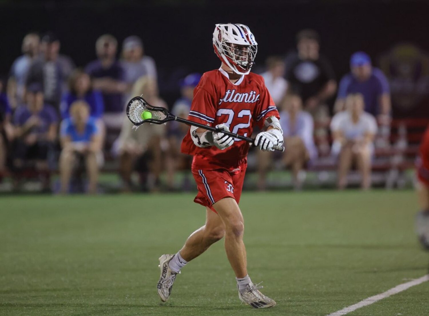 Gavin McIntyre earned Third Team All-American honors for the second straight season playing for Florida Atlantic's men's club lacrosse team.   LANCE WENDT