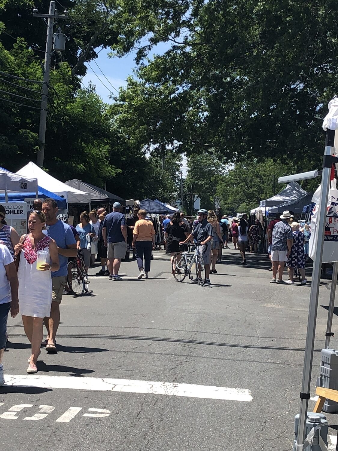 The annual Mattituck Street Fair is held along Old Sound Avenue on the second Saturday of July.