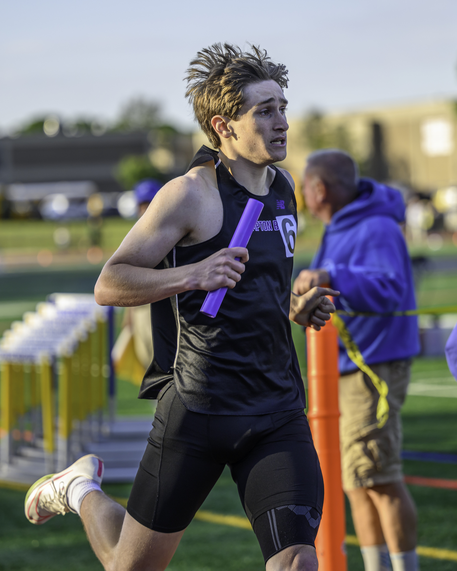 Matthew Papajohn and the Baymen 4x400-meter relay qualified for states for the second year in a row.   MARIANNE BARNETT