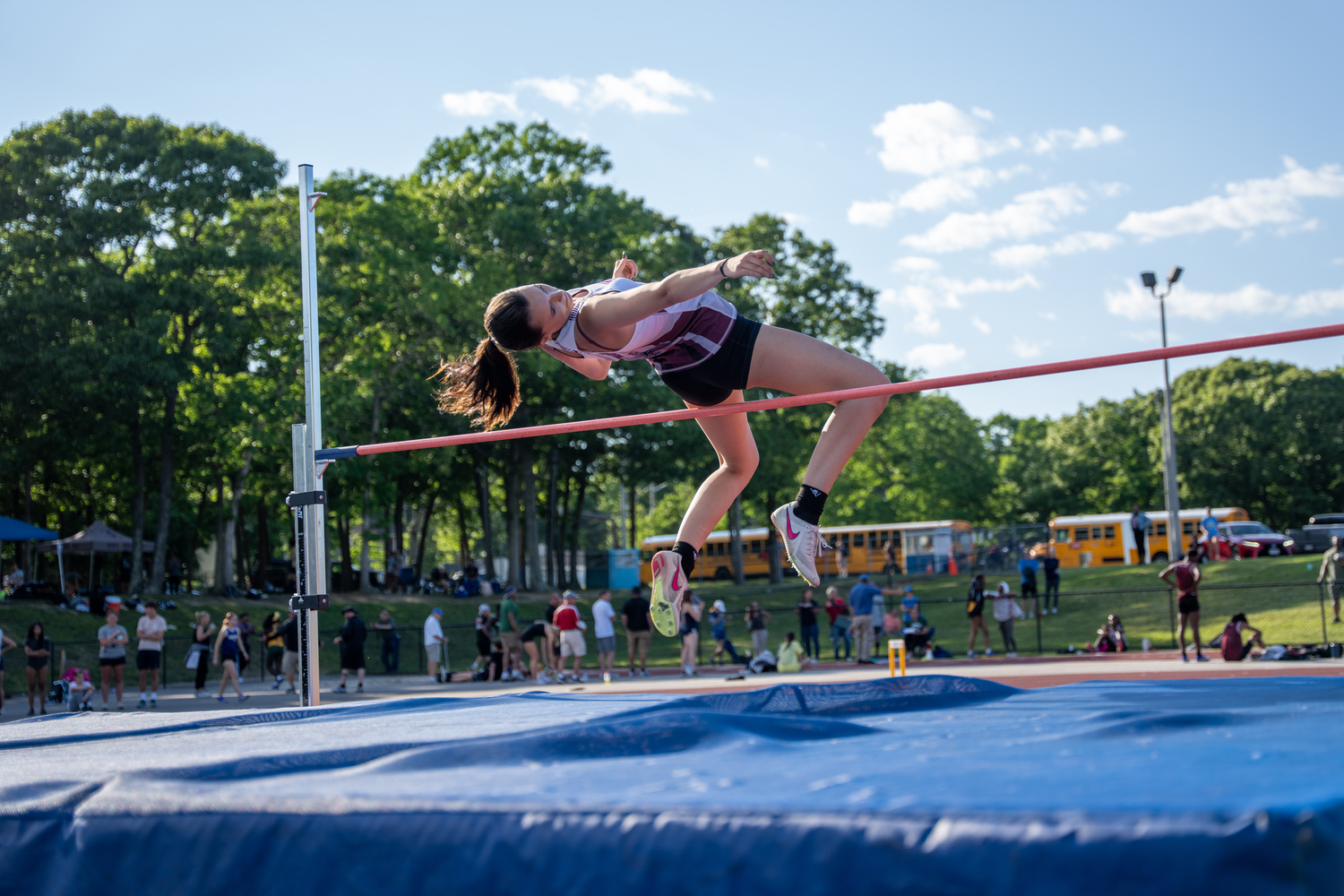 Pierson junior Alex Kolhoff tied for third place in the high jump earning All-Sectional honors.   RON ESPOSITO