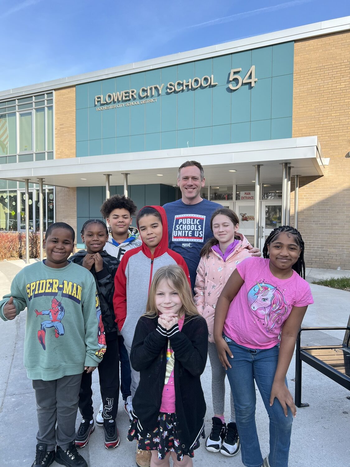 Zachary Arenz, a music teacher at Flower City School Number 54 in Rochester, was recently named the 2024 New York State Teacher of the Year. COURTESY ZACHARY ARENZ