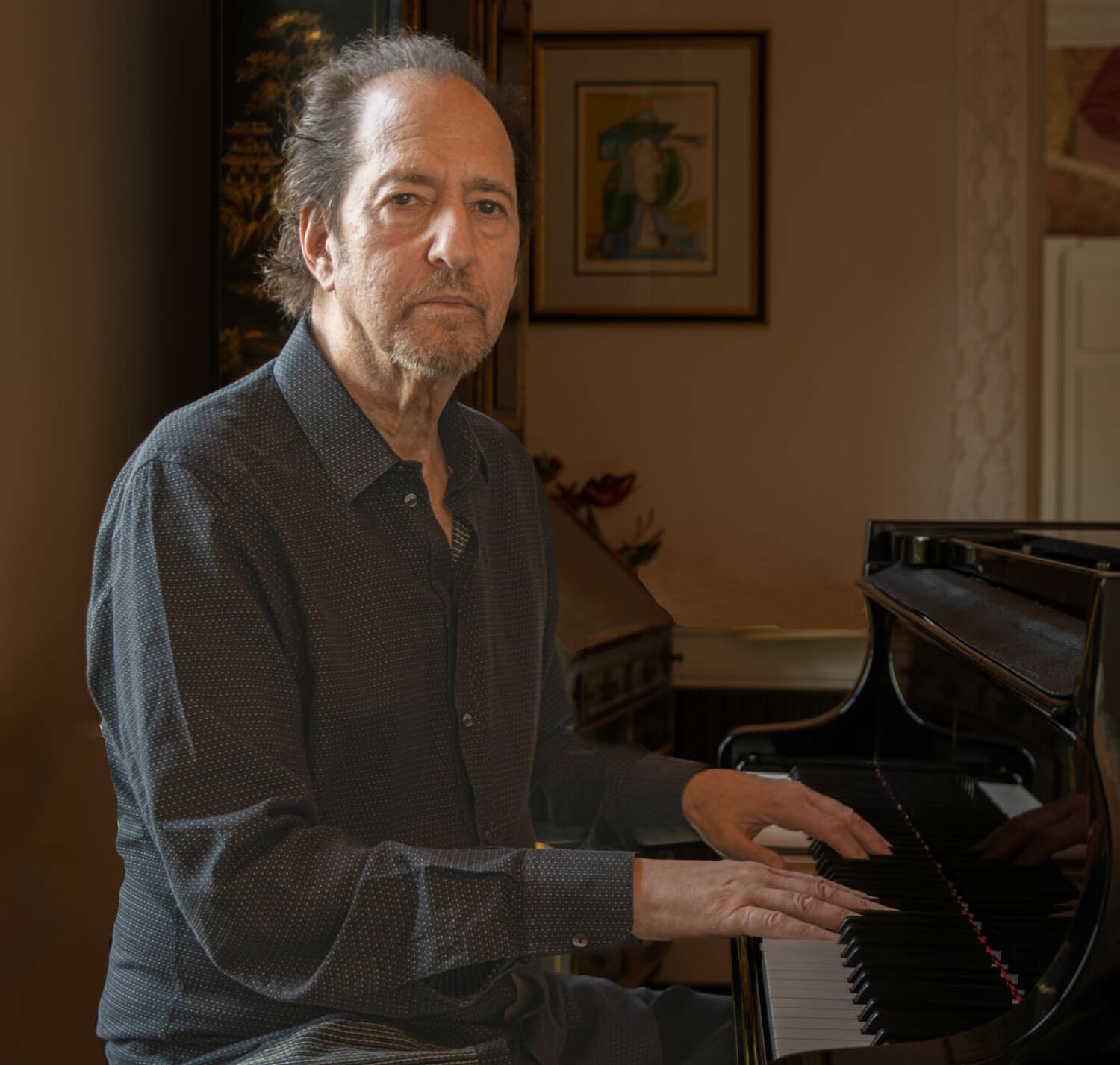 Jazz pianist Michael Wolff. CHARLES LEVIN